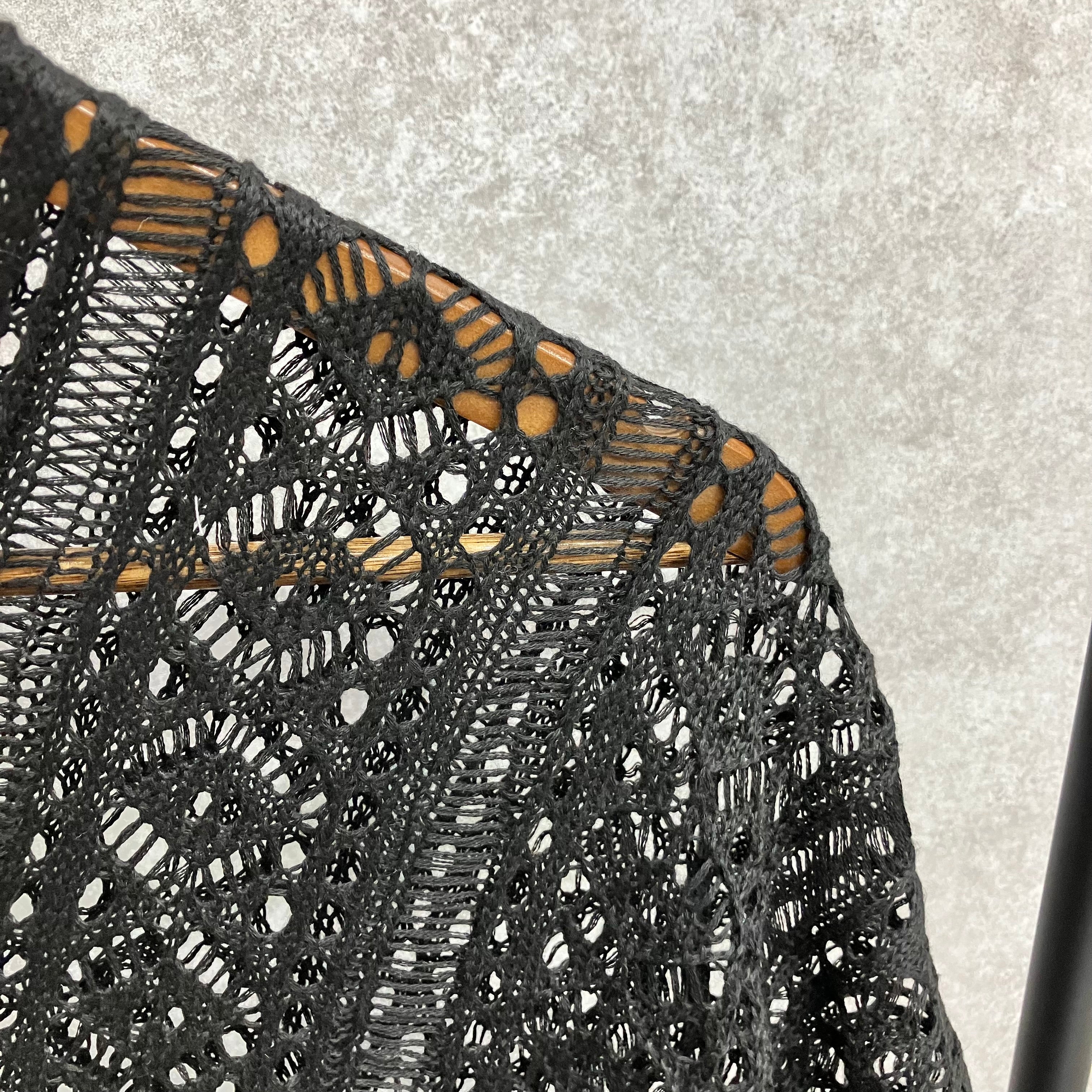 ジレニット ブラック※4/30~5/6までに順次配送予定