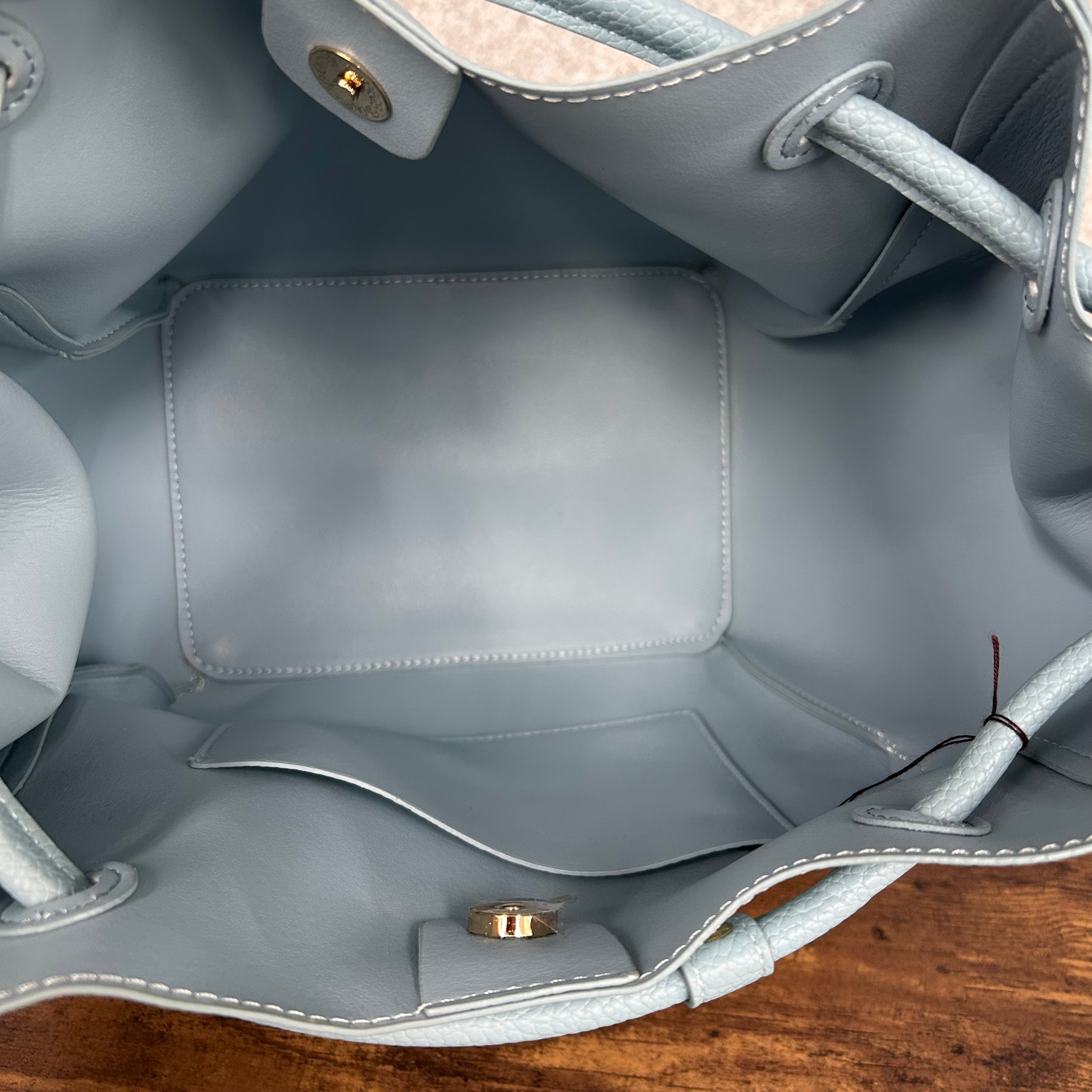 2wayラウンドバッグ サックス ※6/4~10迄に順次発送予定