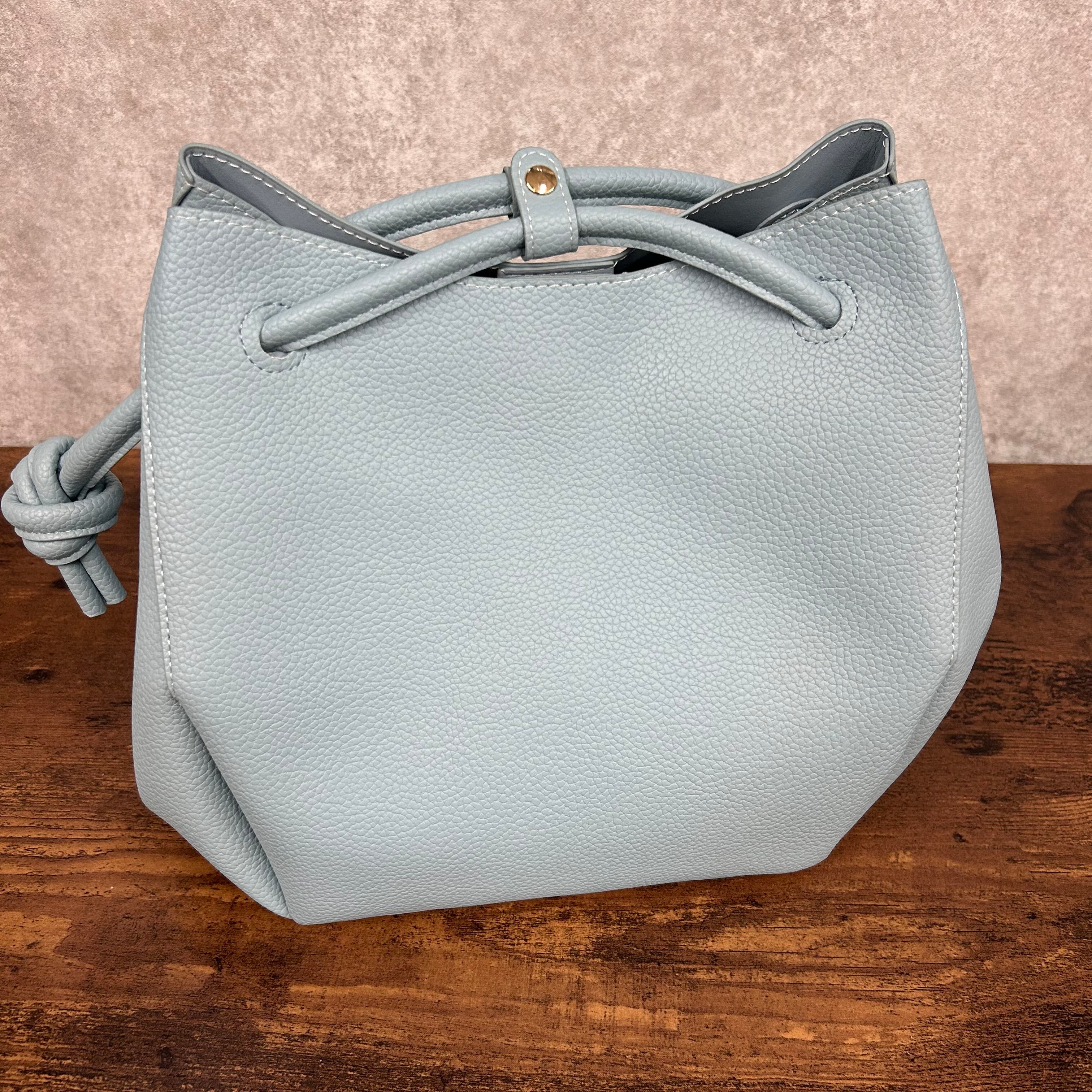 2wayラウンドバッグ サックス ※6/4~10迄に順次発送予定