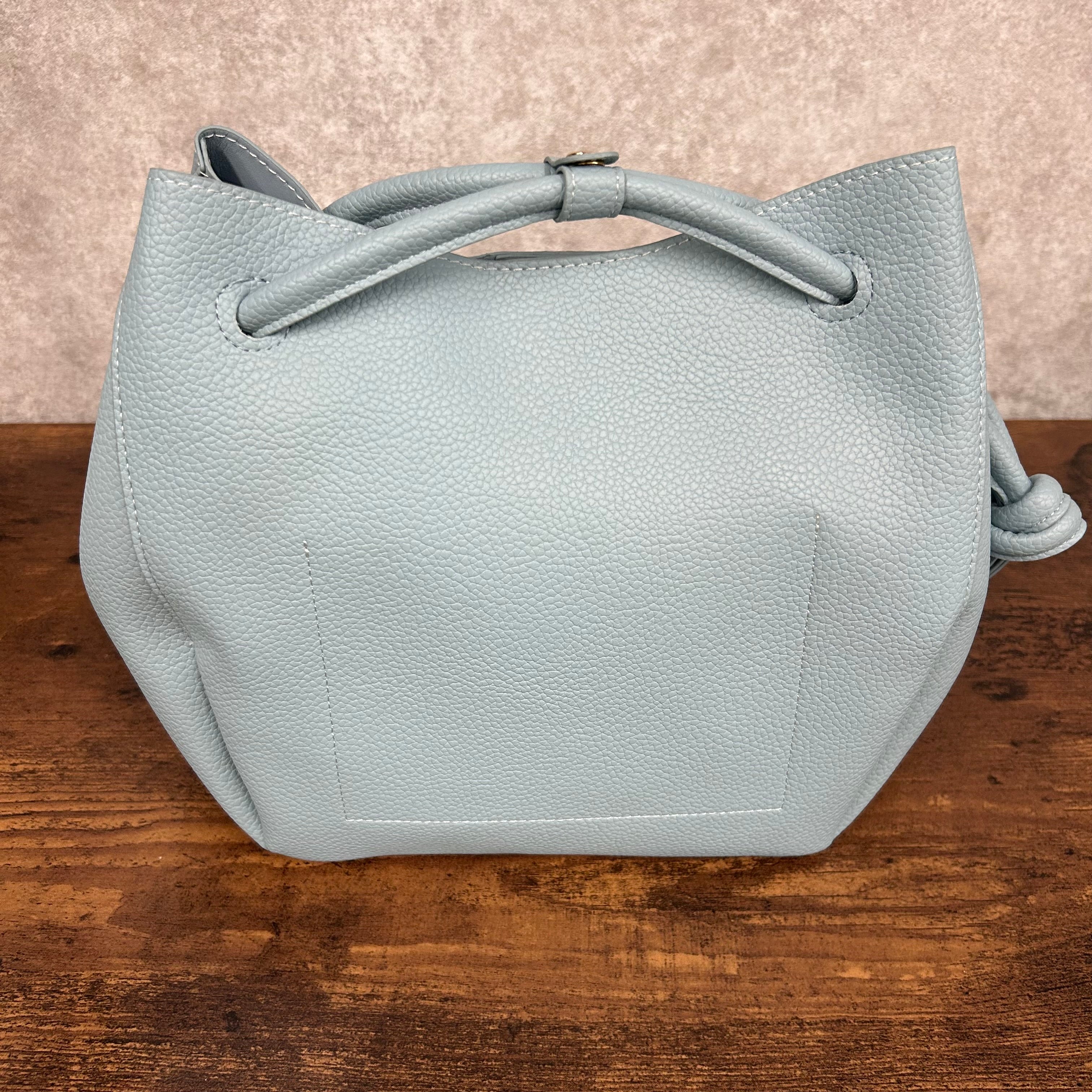 2wayラウンドバッグ サックス ※6/4~10迄に順次発送予定