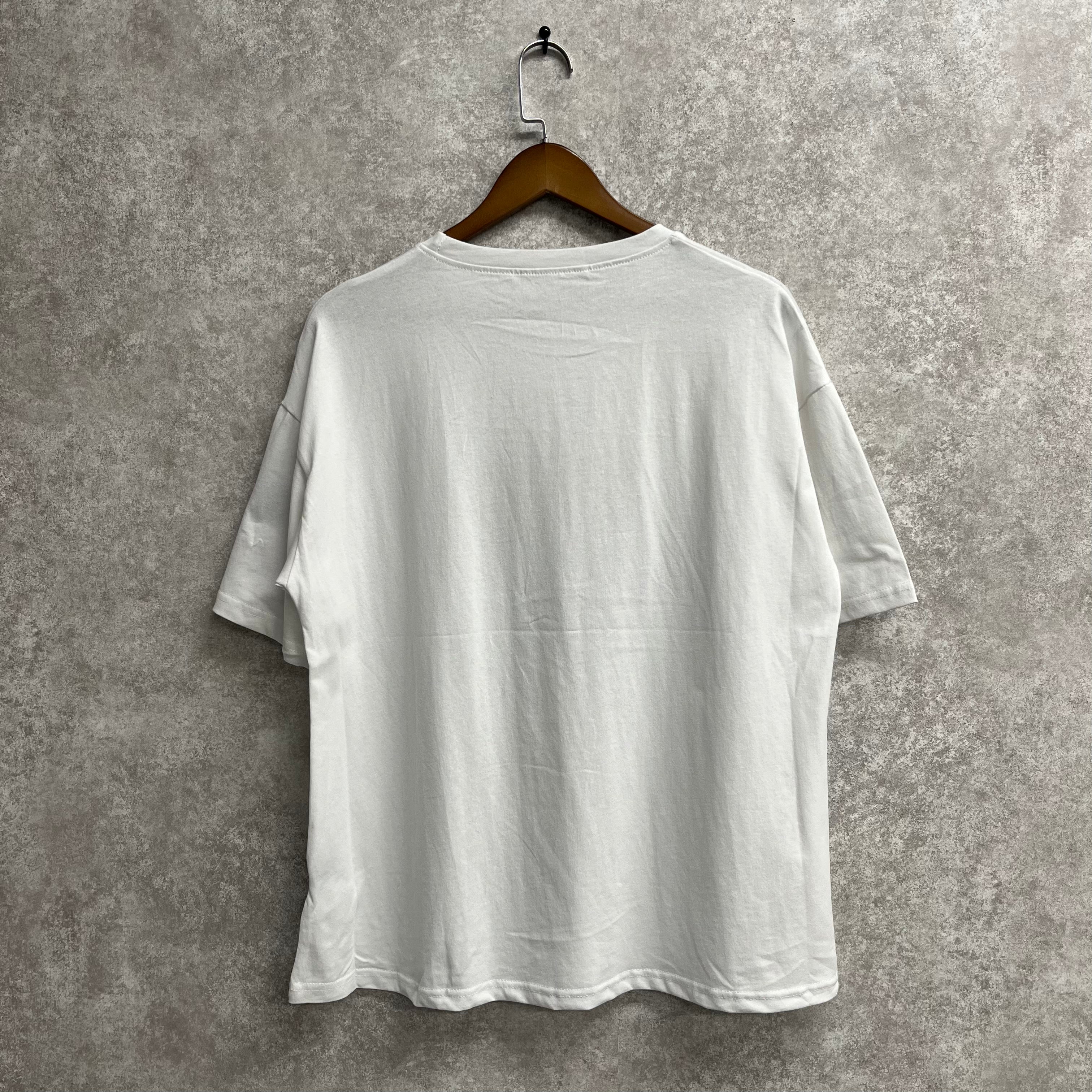 【在庫5点以下】ネコパールグラフィックTシャツ ホワイト ※4/15迄に順次発送予定