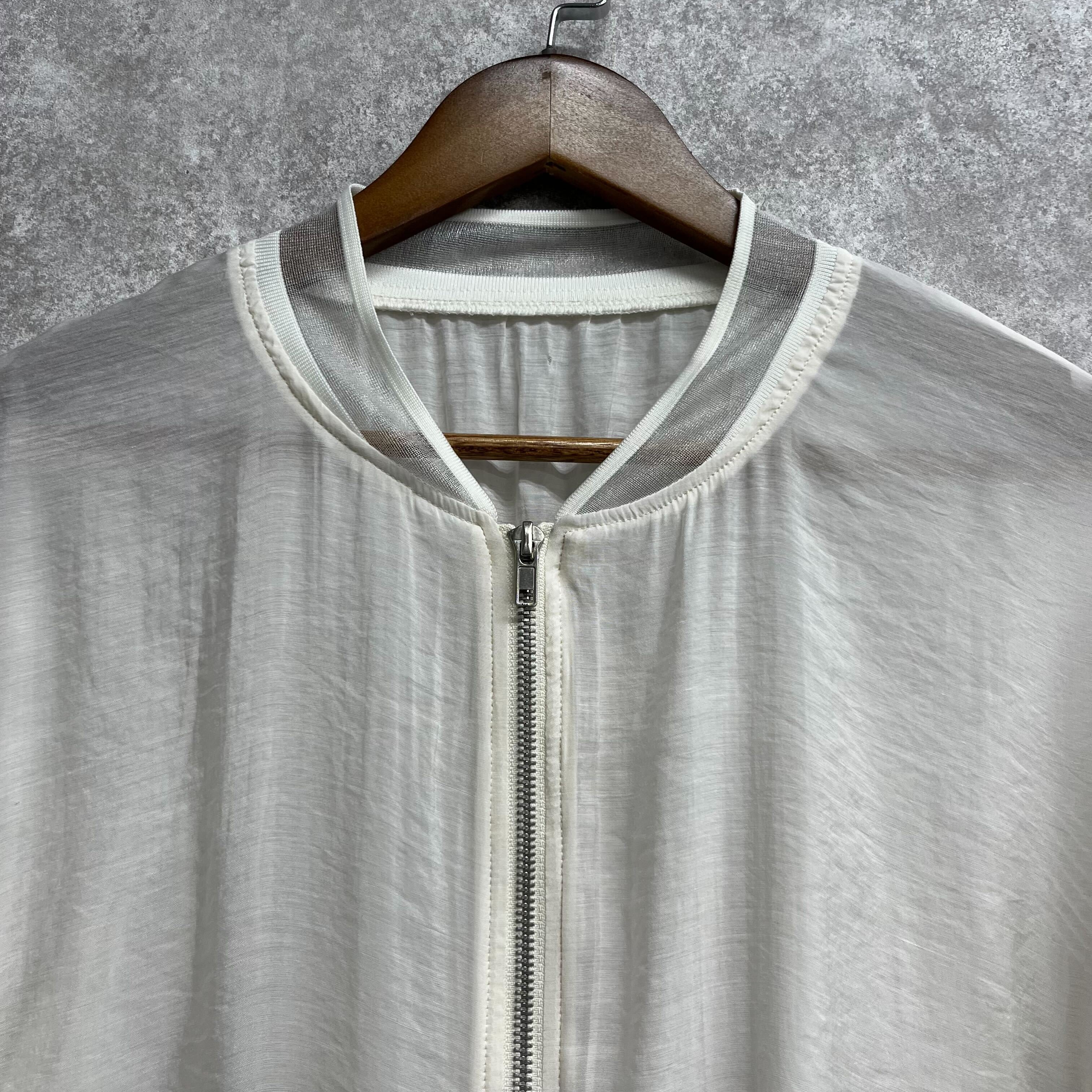 シースルーレーヨンブルゾンオフホワイト※4/8迄に順次発送予定