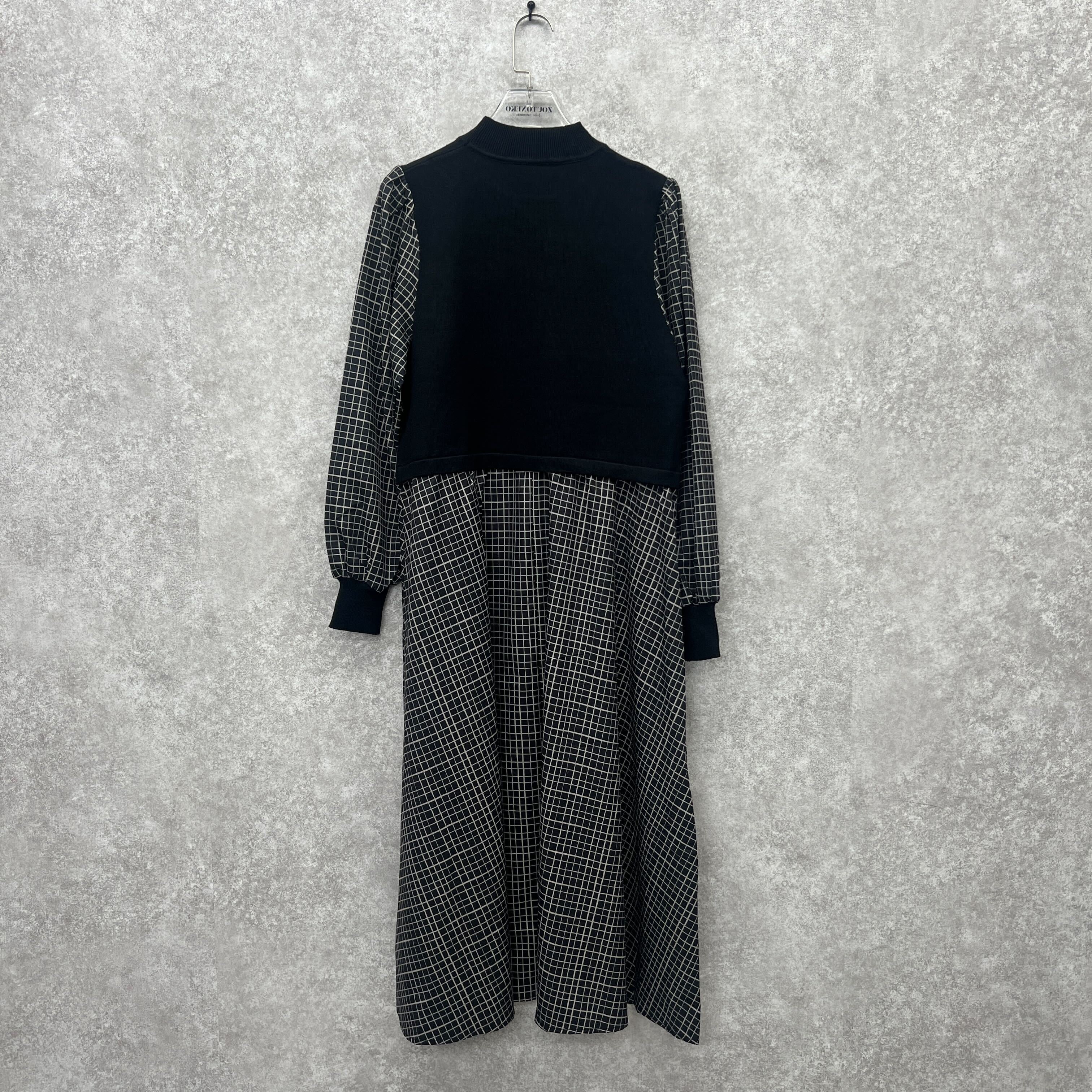 ドッキングワンピース ブラック ※10/7迄に順次発送予定