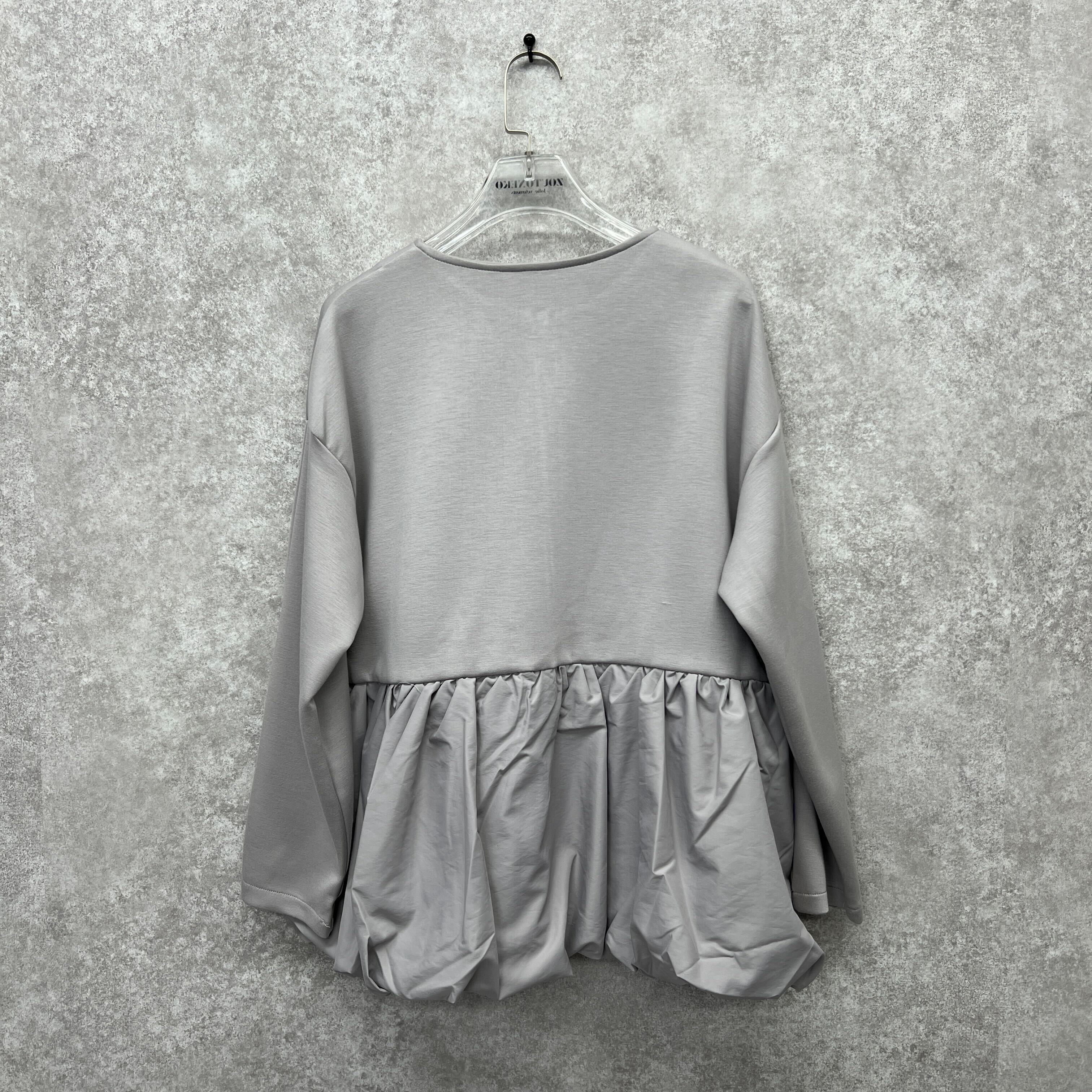 フレアジッパーチュニック ホワイト ※10/15迄に順次発送予定