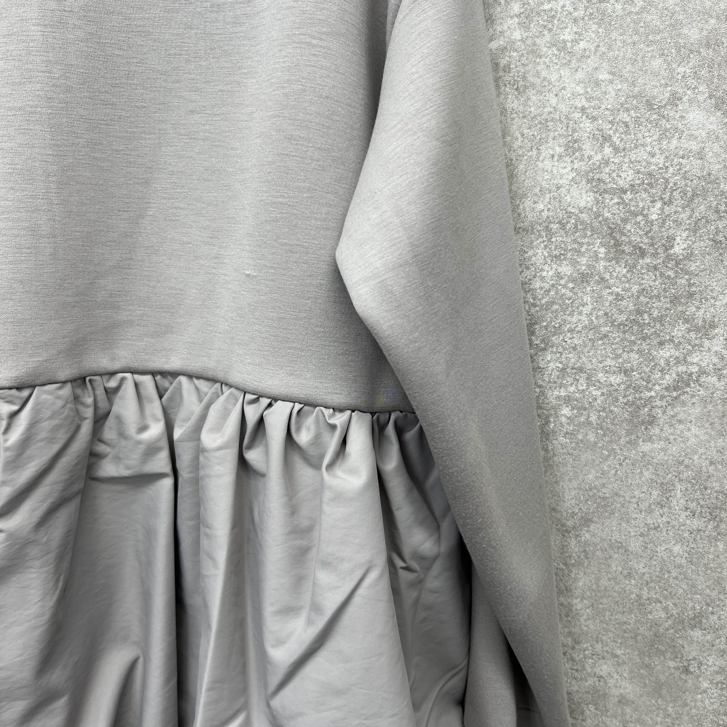 フレアジッパーチュニック ホワイト ※10/15迄に順次発送予定