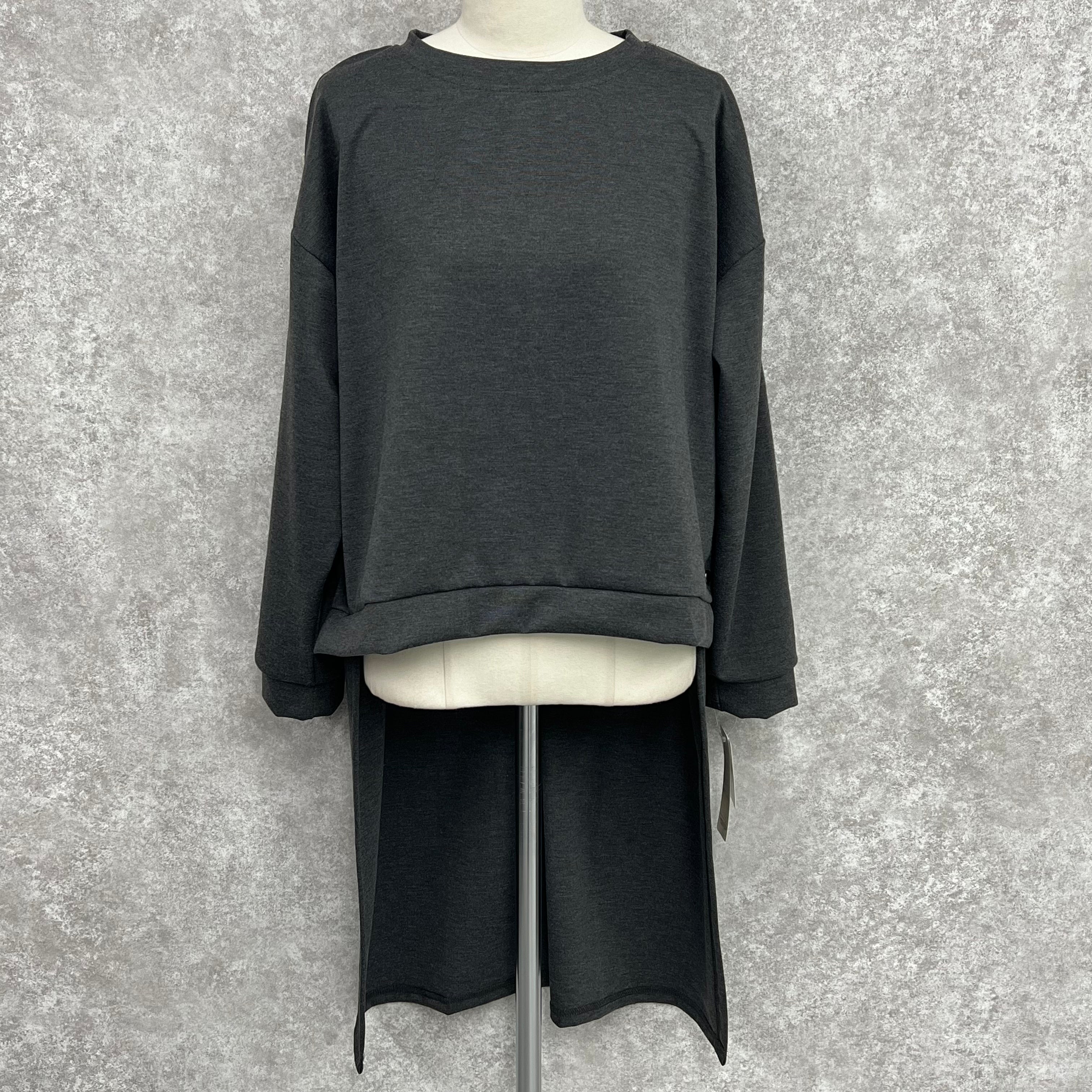 【369】ハイローヘムワンピース グレー ※11/5迄に順次発送予定