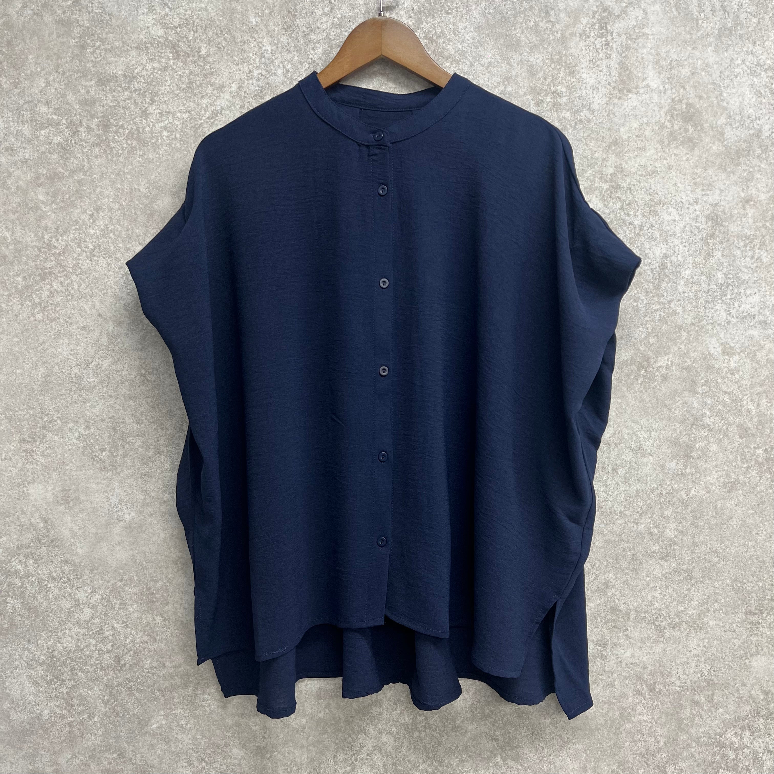 ワッシャーポンチョ ネイビー ※6/11~17迄に順次発送予定