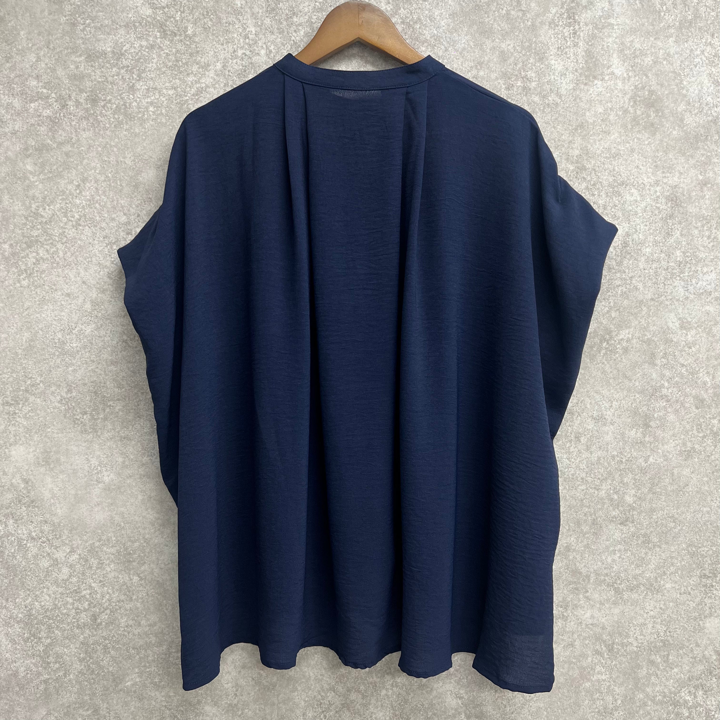 ワッシャーポンチョ ネイビー ※6/11~17迄に順次発送予定