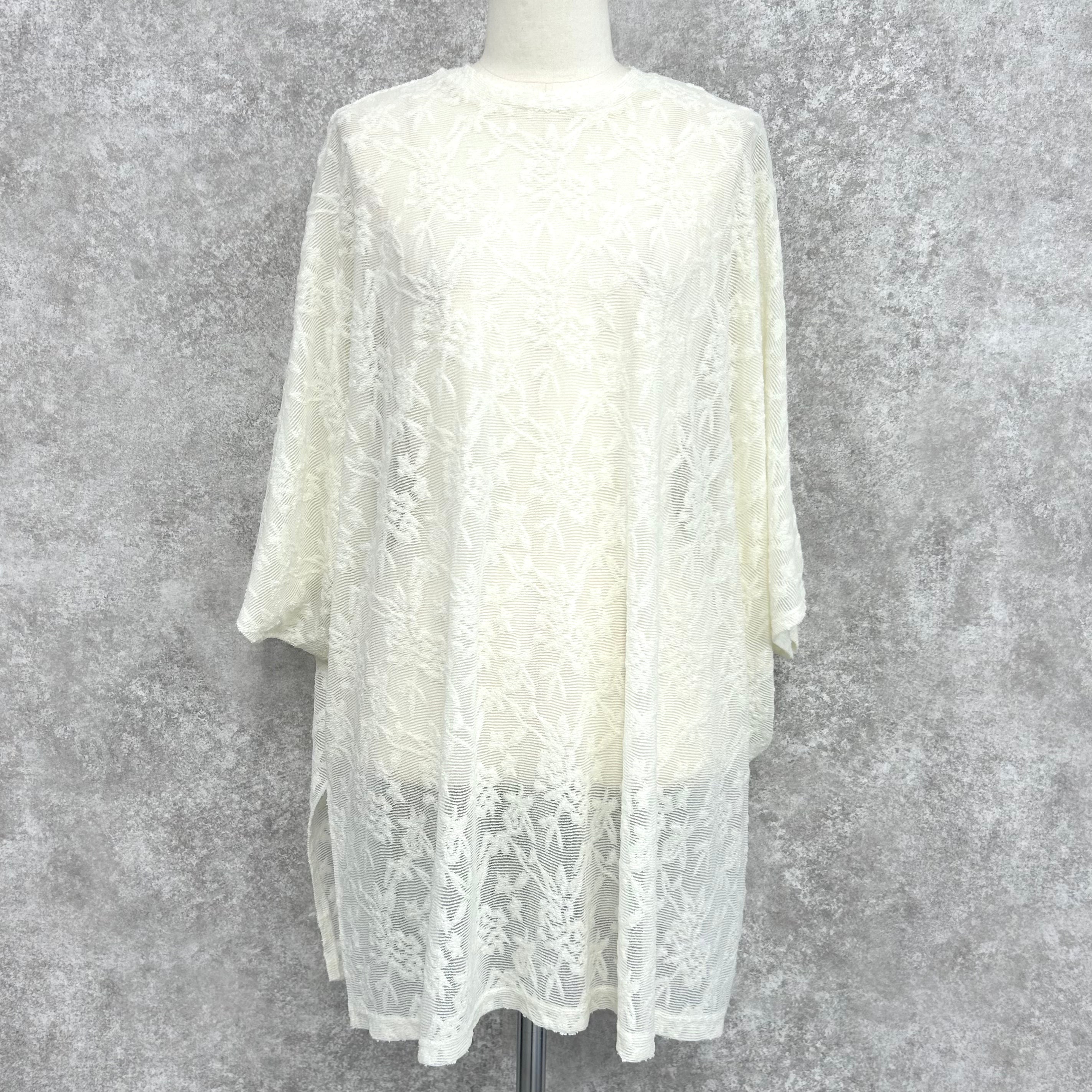 総レースバックオープントップス -アイボリー ※10/7迄に順次発送予定