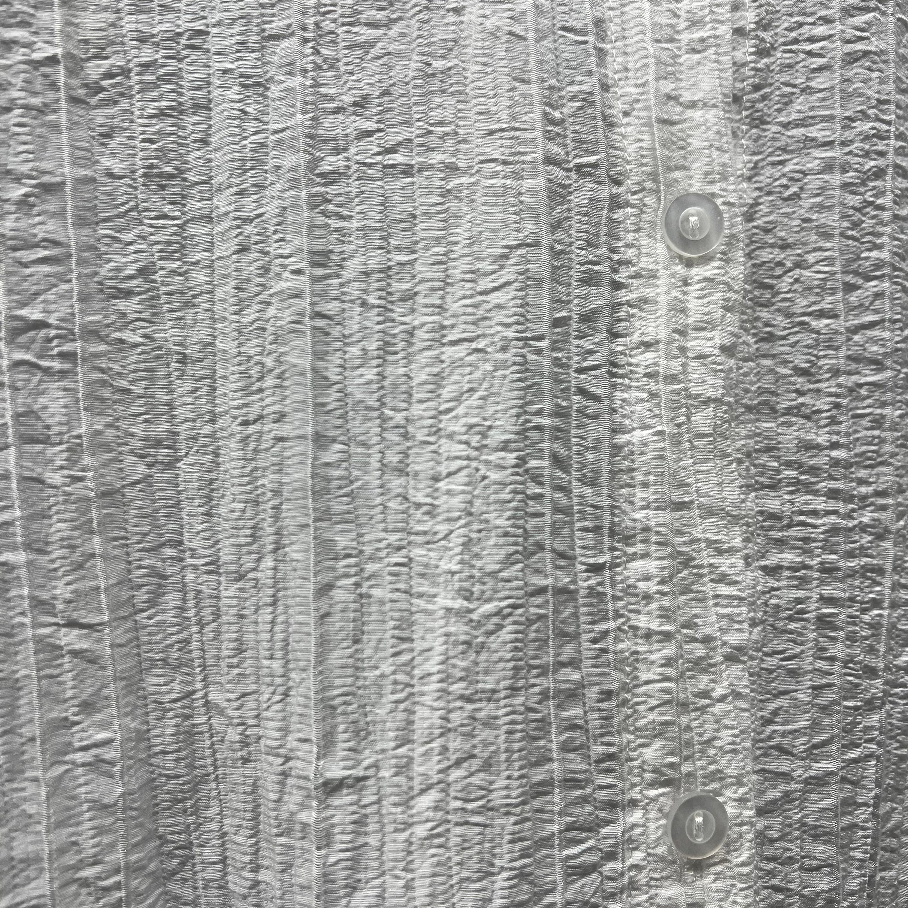 ガーゼ風シャツワンピース ホワイト ※2月上旬頃に順次発送予定