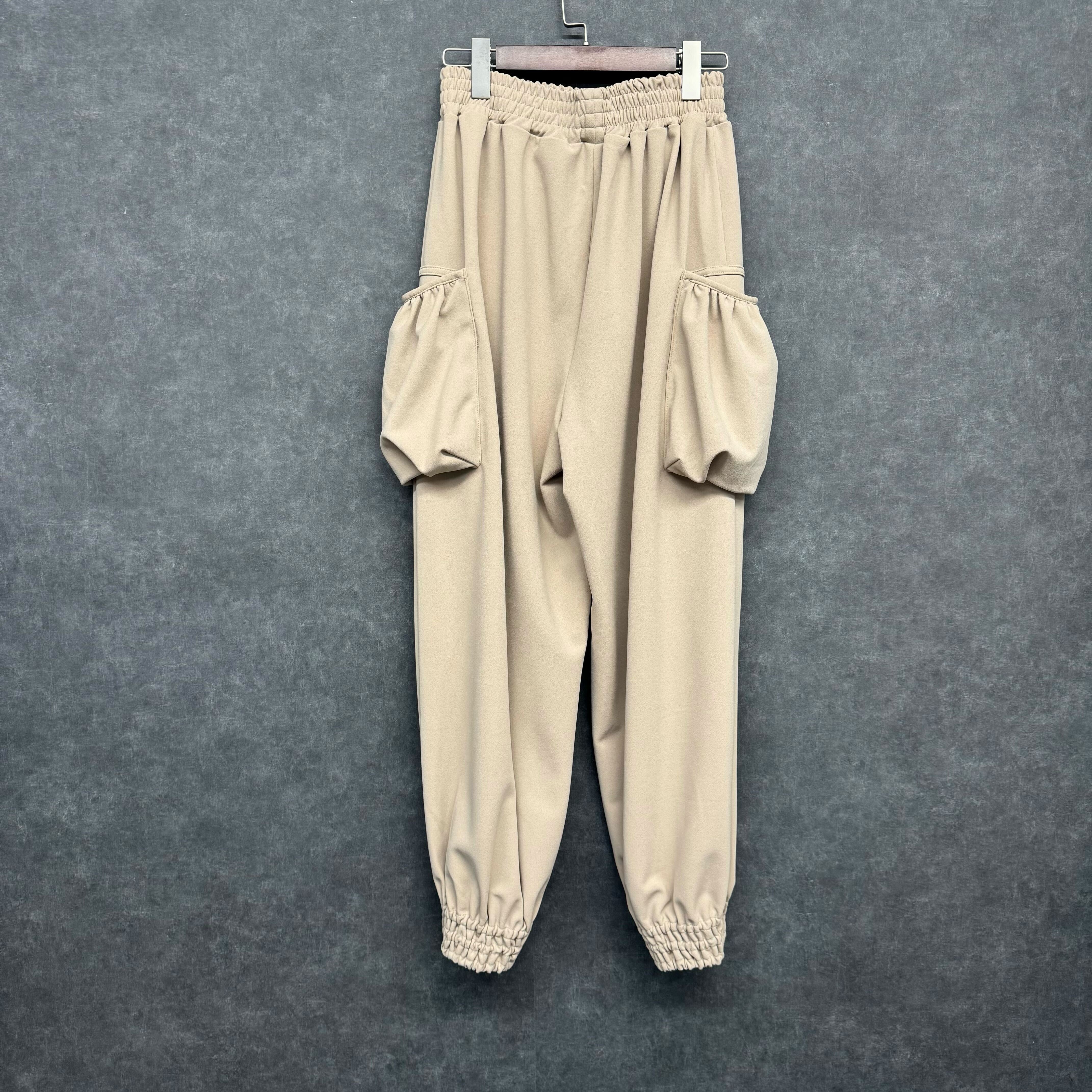 サイドポケットイージーパンツ ピンクベージュ※10/28迄に順次発送予定