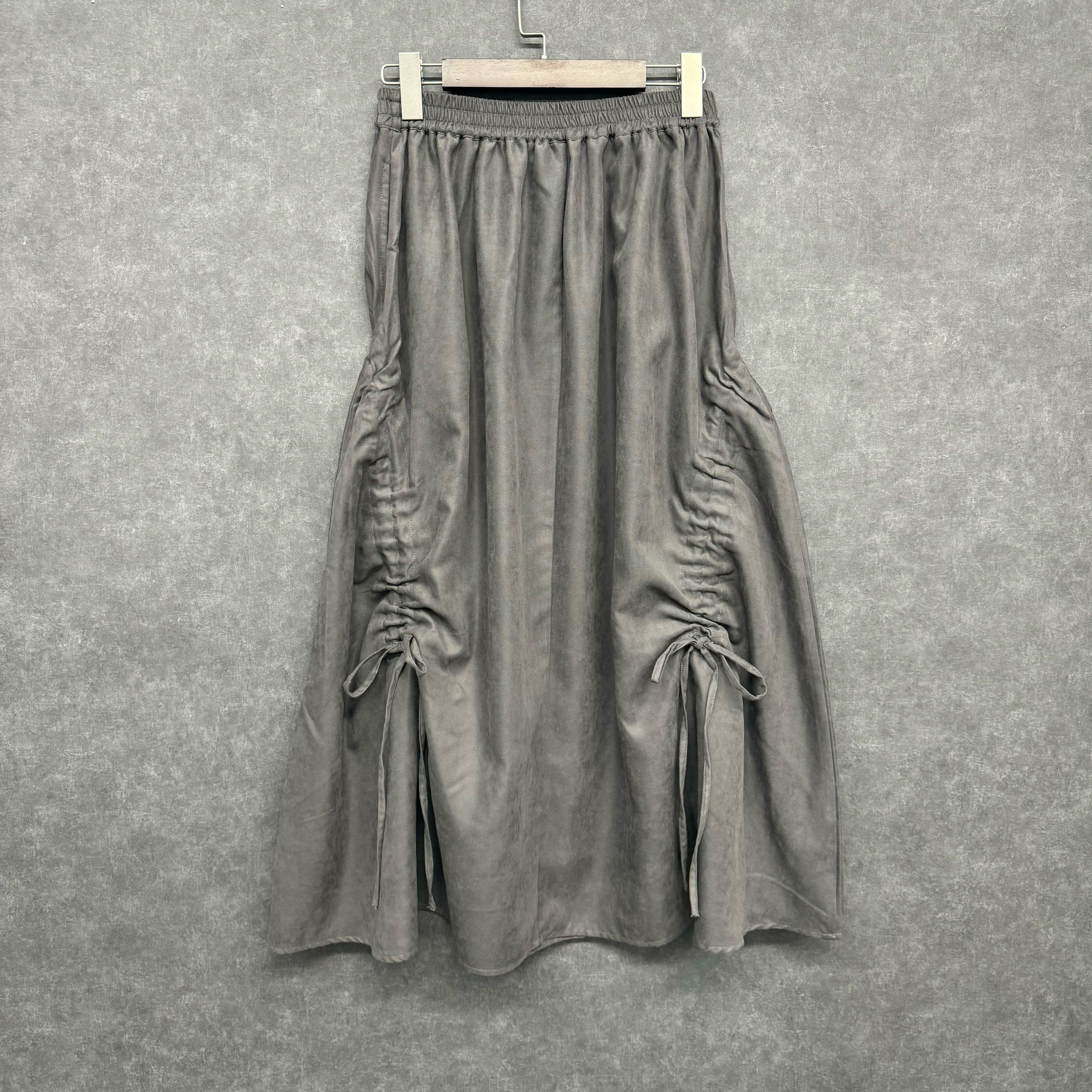 リボンシャーリングスカート スミクロ※10/28迄に順次発送予定