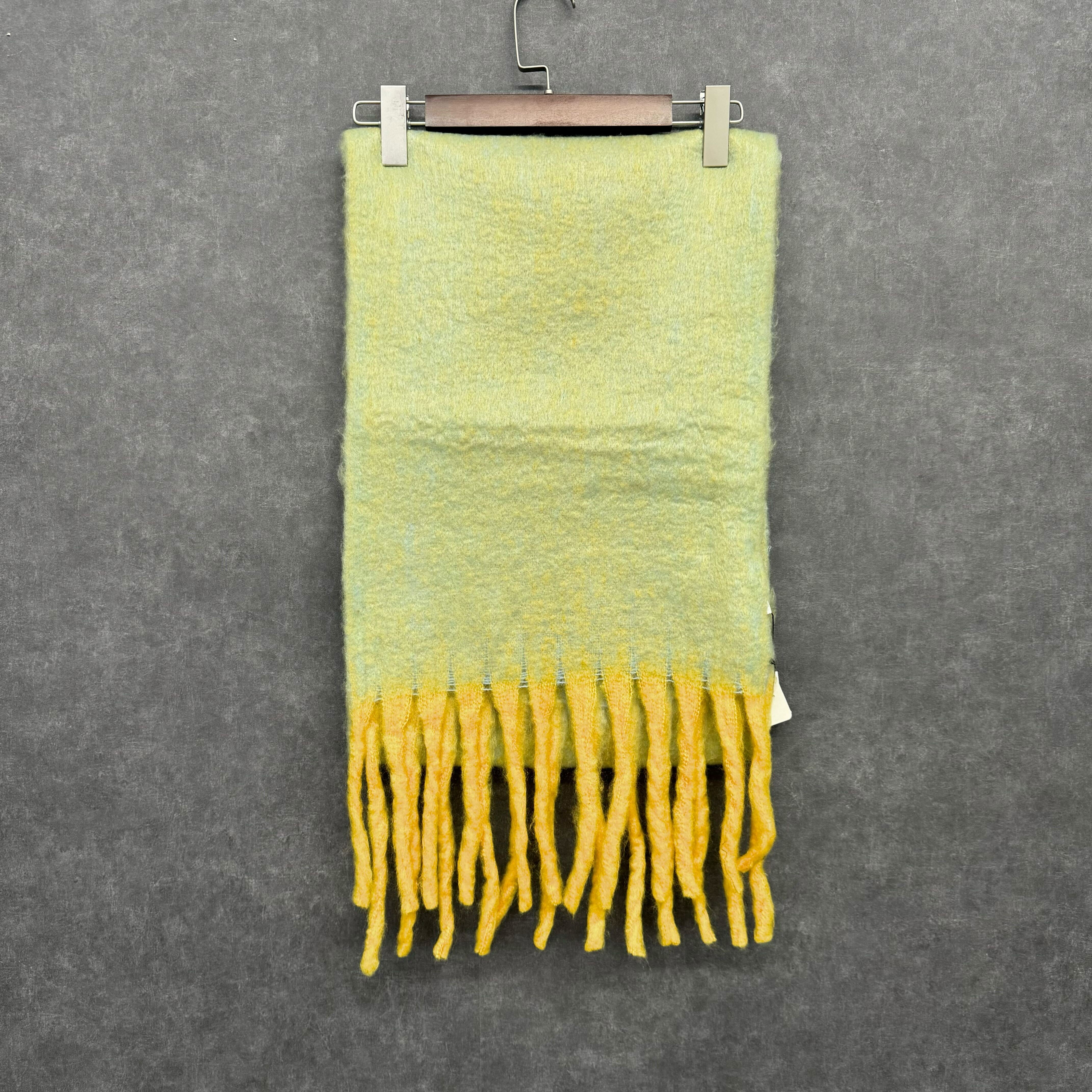 フリンジロングストール グリーン※10/28迄に順次発送予定