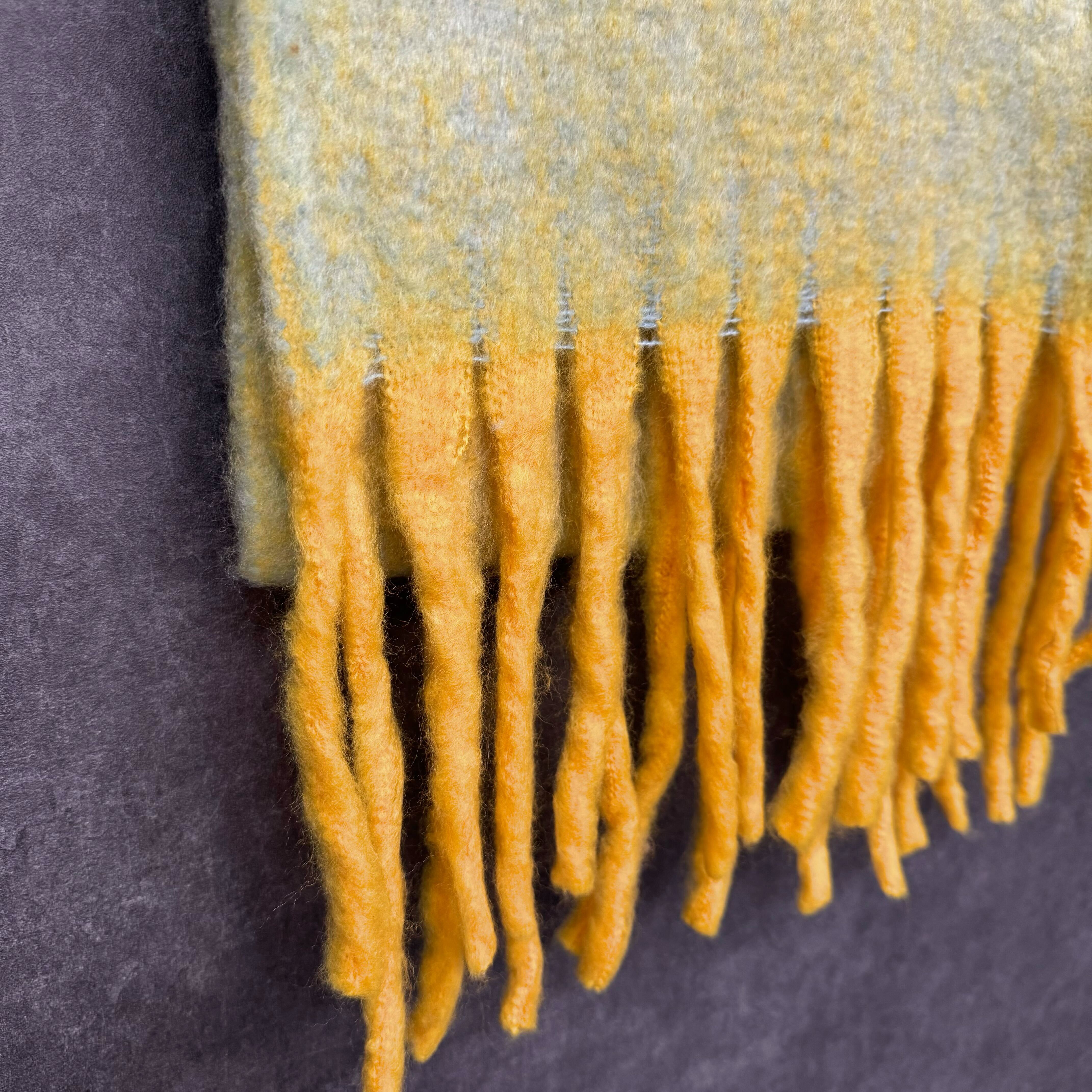 フリンジロングストール グリーン※10/28迄に順次発送予定