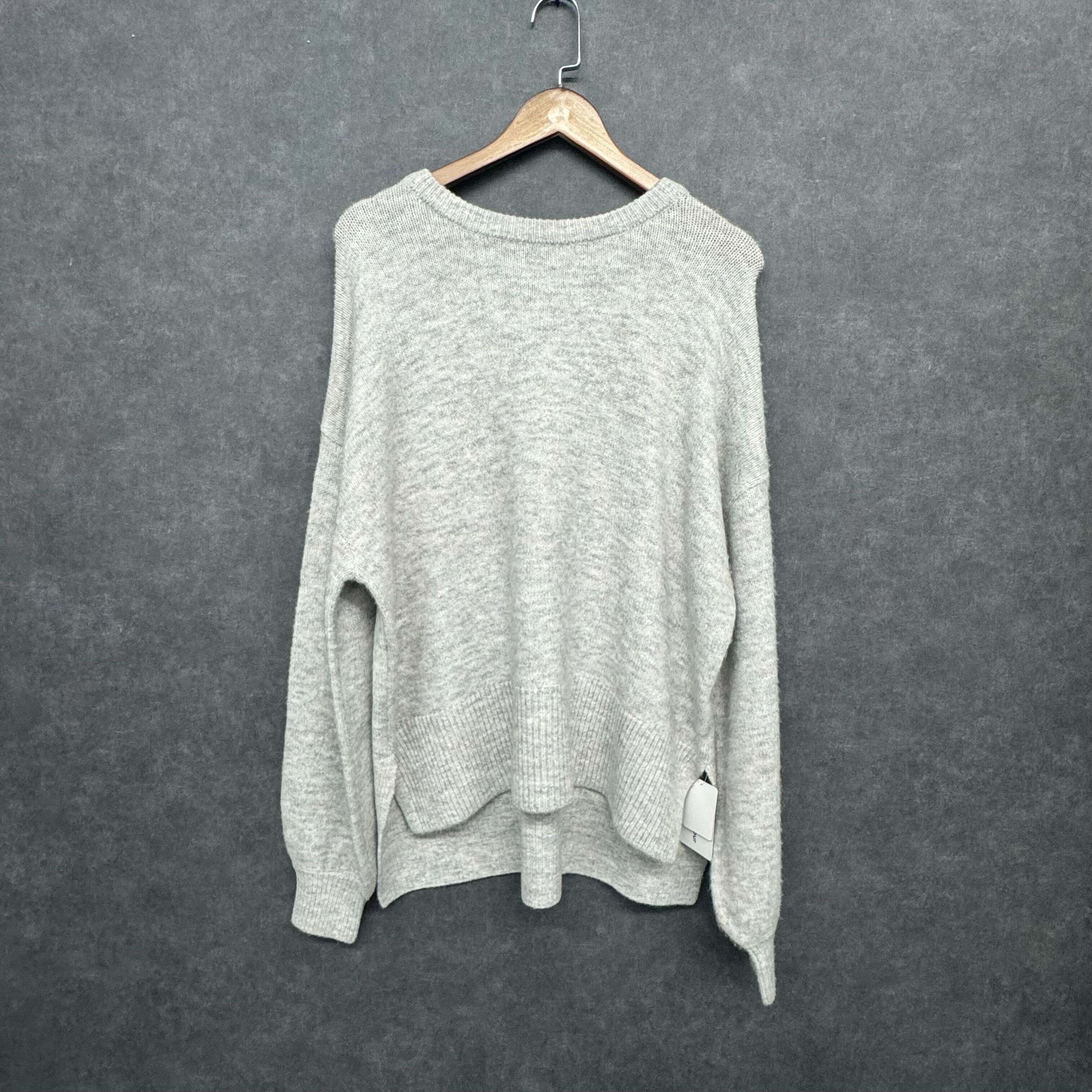 ラウンドネックオーバーサイズニット ライトグレー ※11/18迄に順次発送予定