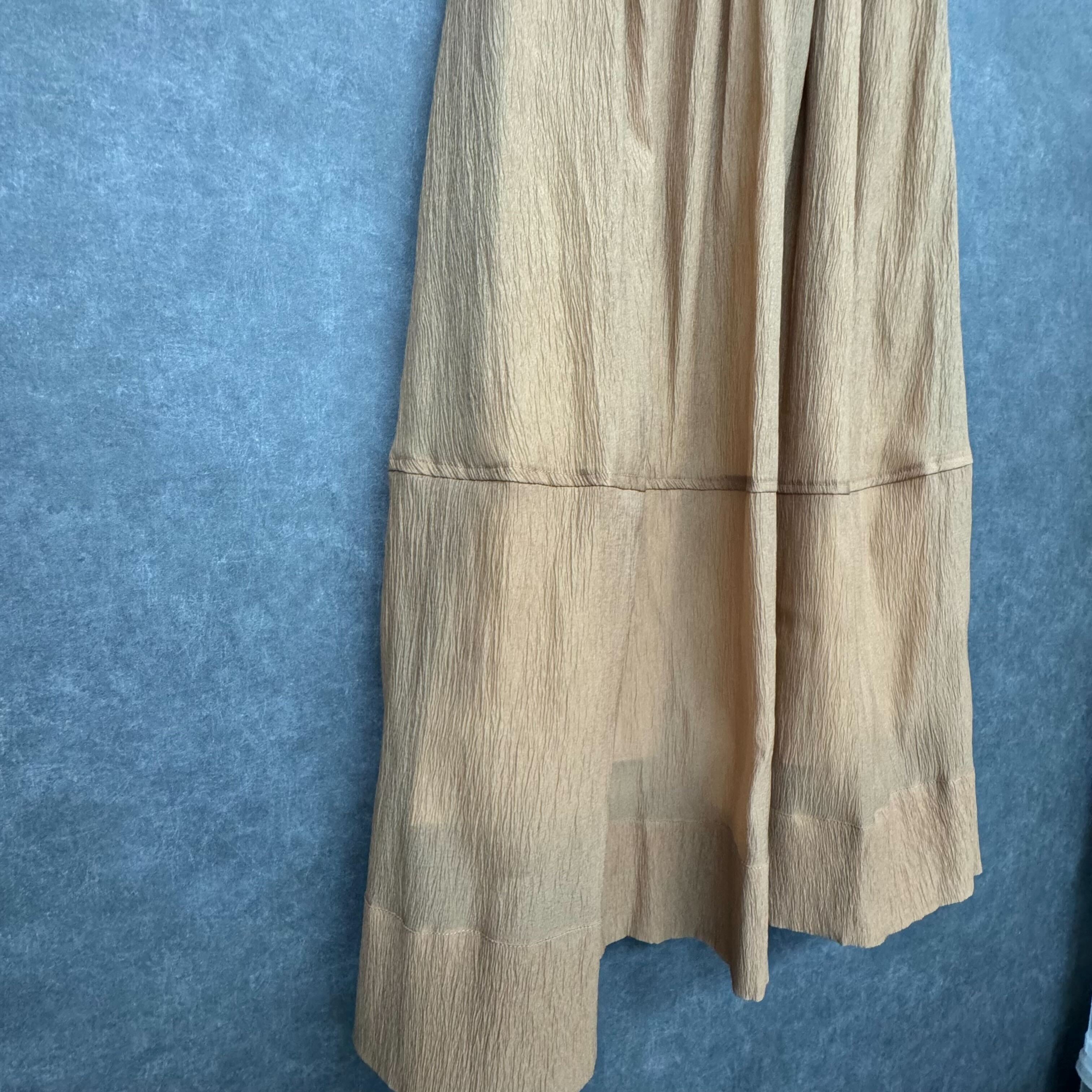 シアーギャザースカート モカ ※11/18迄に順次発送予定