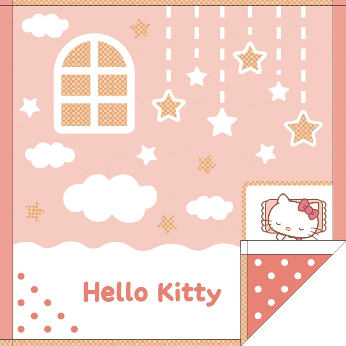 おやすみキティーちゃん ハンドタオル ※8/6~13より順次発送