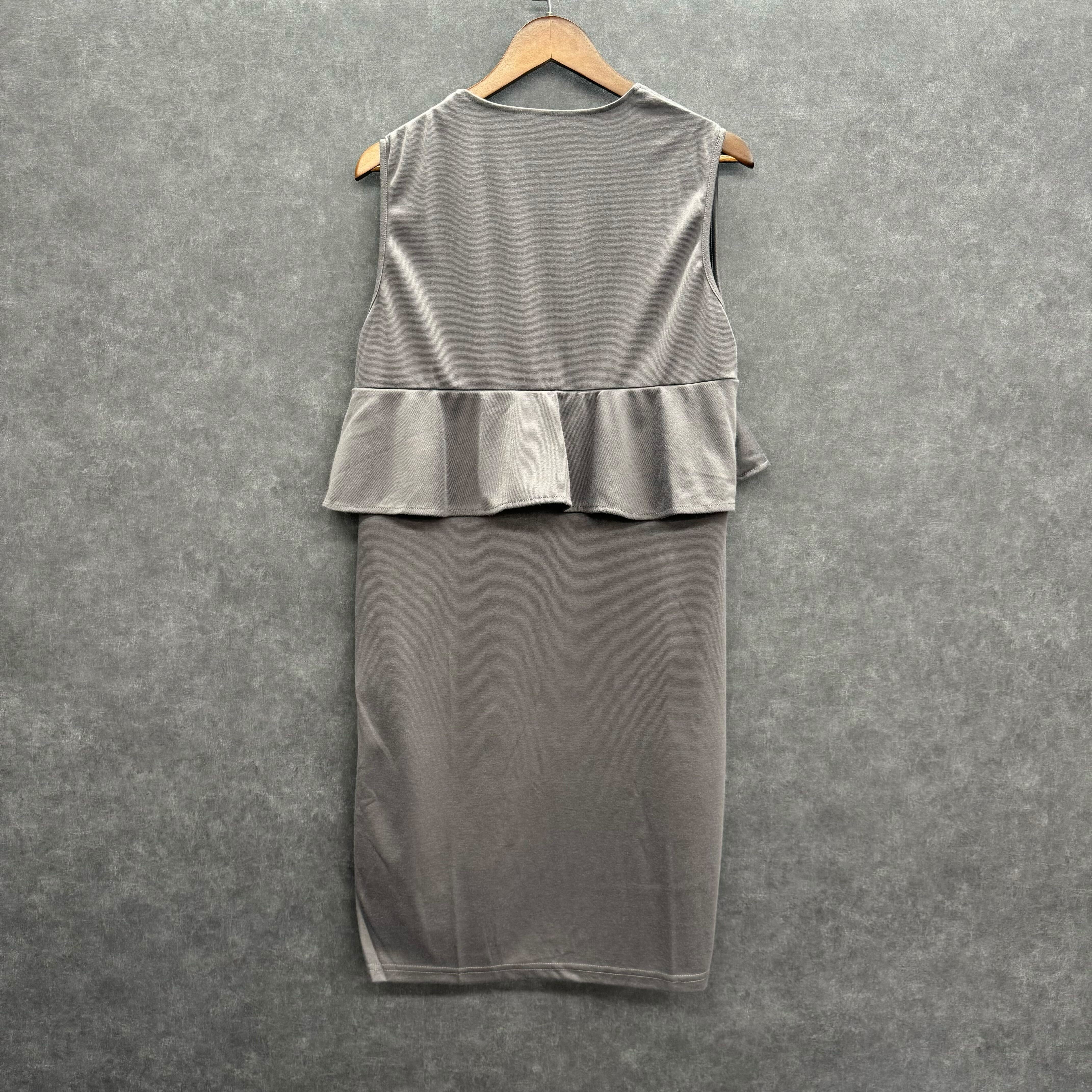 ★フリルデザインジレ グレー※11/5迄に順次発送予定