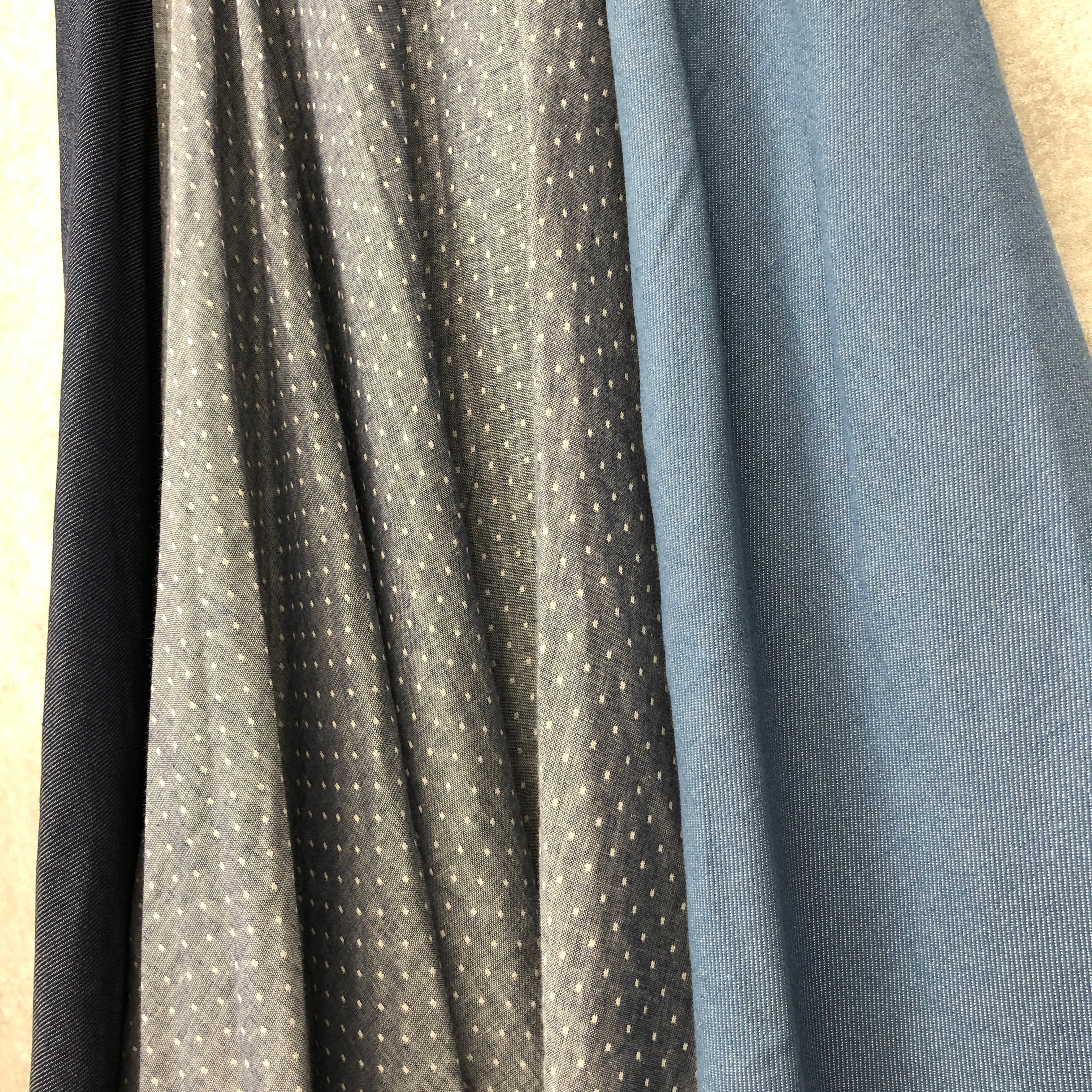 フレアスカート デニム調 ※10/15迄に順次発送予定