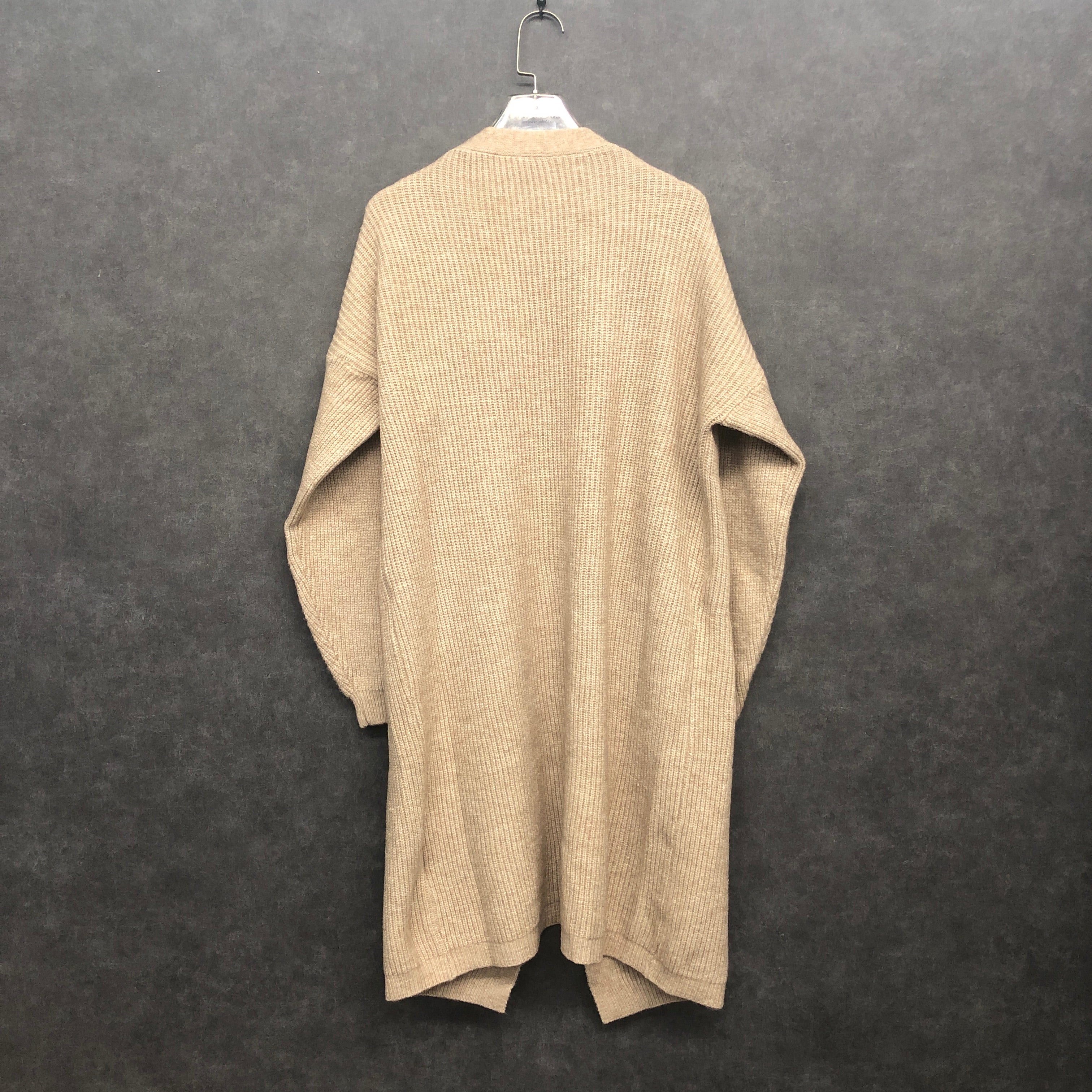 ロングカーディガン ベージュ※10/21迄に順次発送予定
