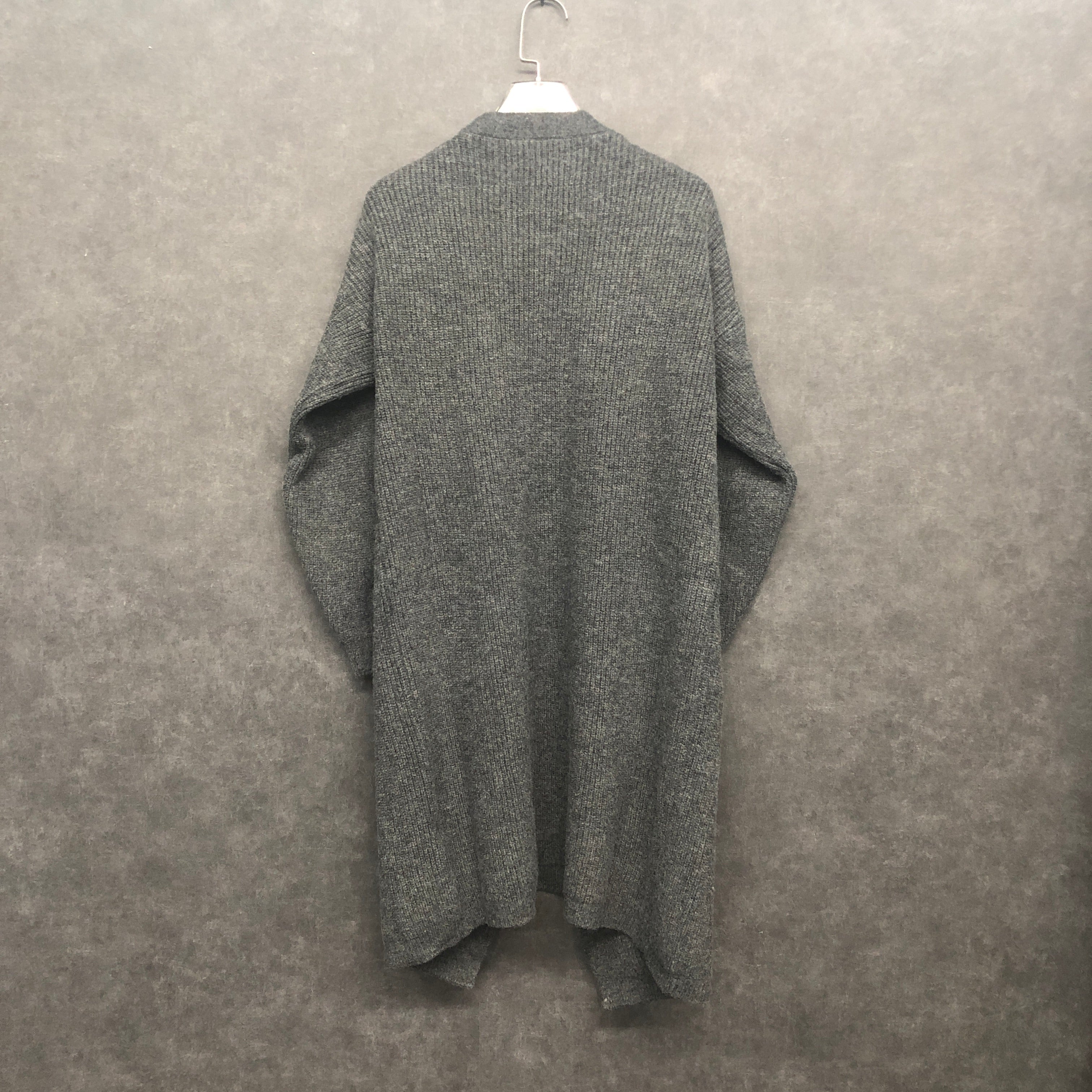 ロングカーディガン グレー※10/21迄に順次発送予定