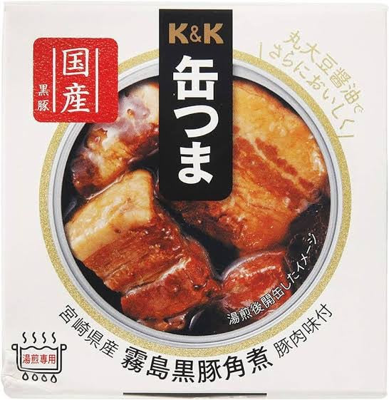 缶つま 宮崎県産霧島黒豚角煮 ※5/27~31順次発送予定
