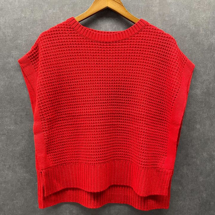 メッシュニットベスト レッド※※4/30~5/6までに順次配送予定