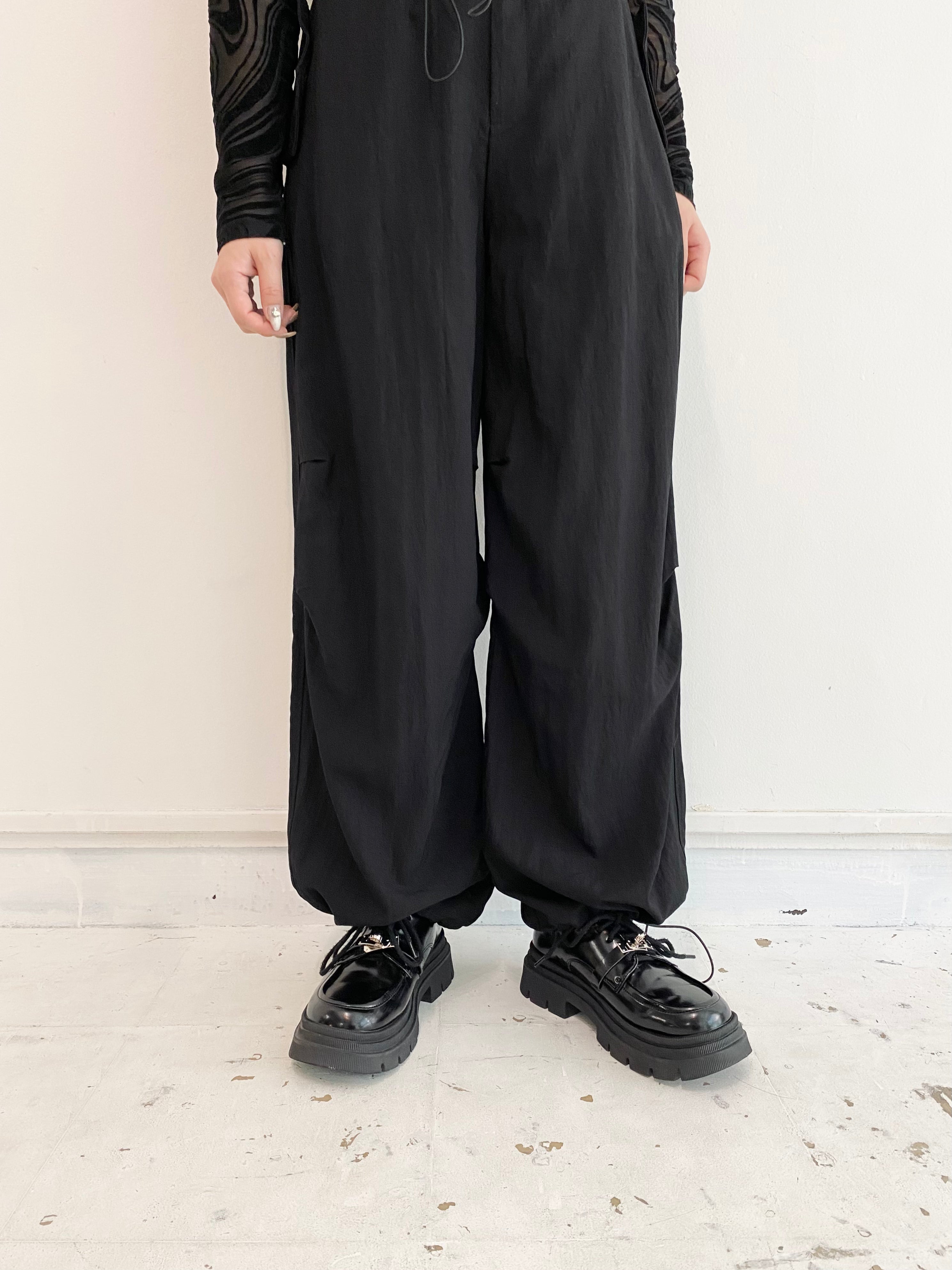 ワークスタイルパンツ -ブラック- ※10/7迄に順次発送予定