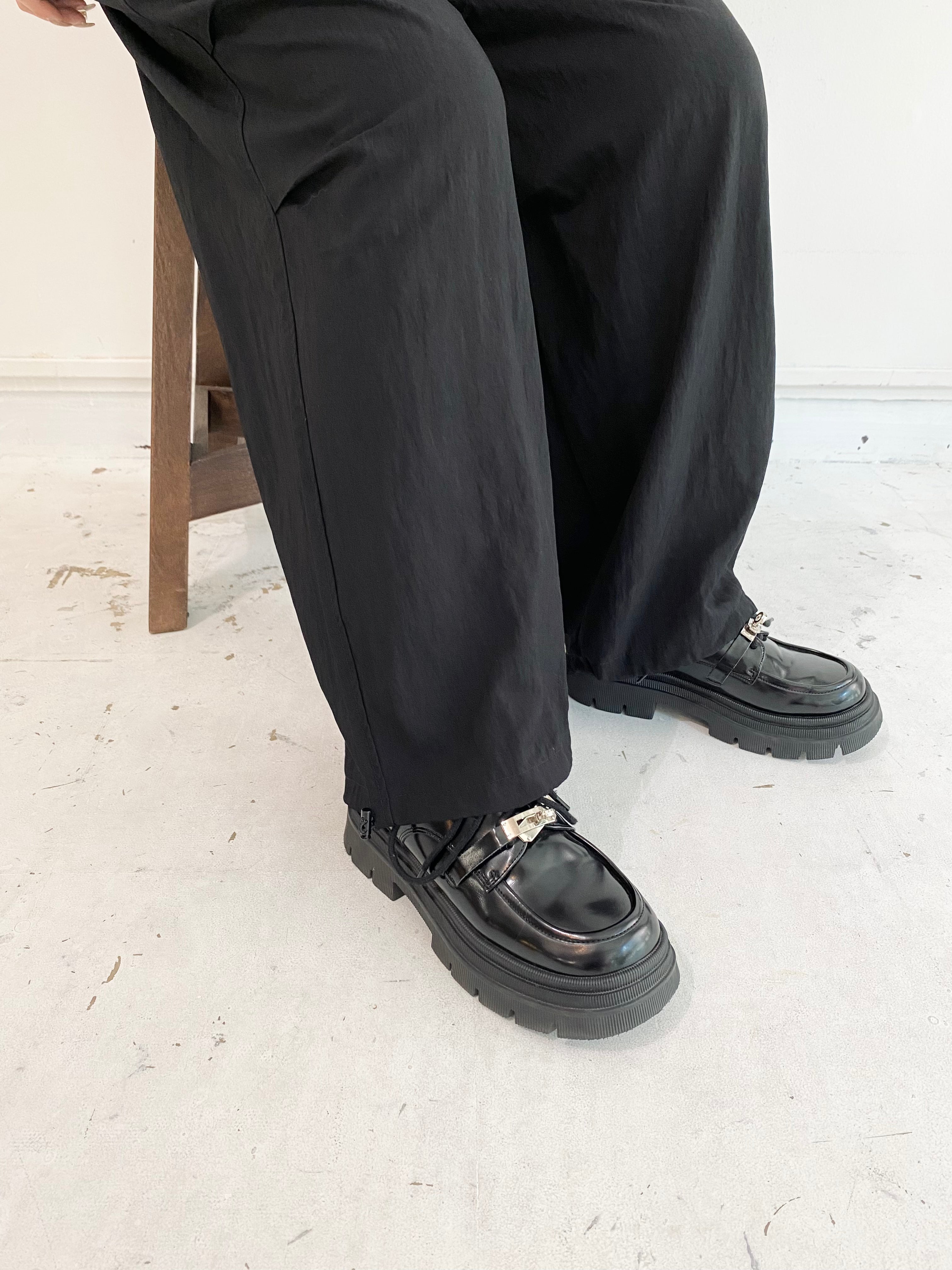ワークスタイルパンツ -ブラック- ※10/7迄に順次発送予定