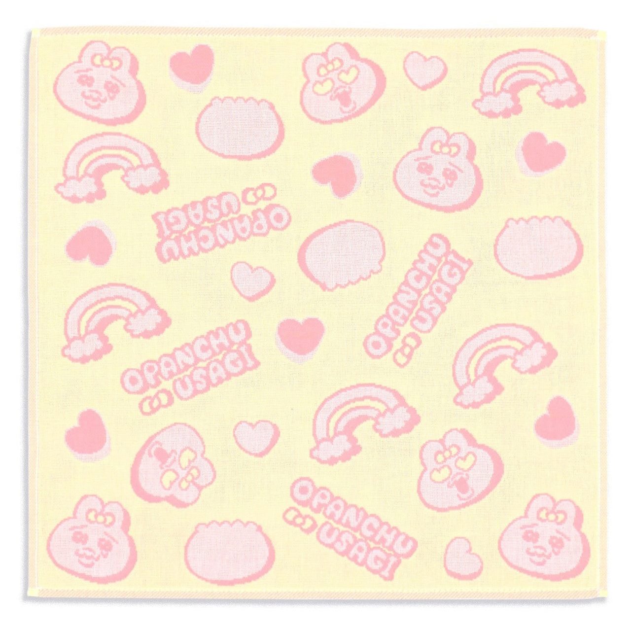 おぱんちゅうさぎ総柄 ハンドタオル ※8/6~8/13順次発送予定