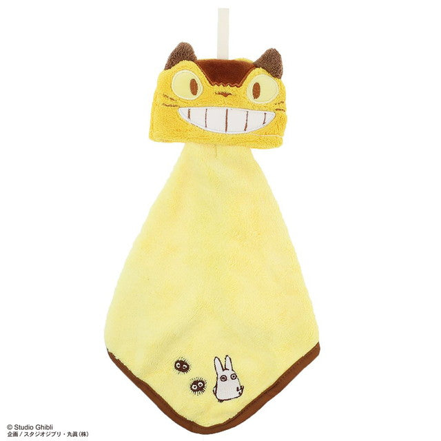 【丸眞】ジブリ となりのトトロ ネコバスフェイス マイクロループタオル ※1/14までに順次発送予定