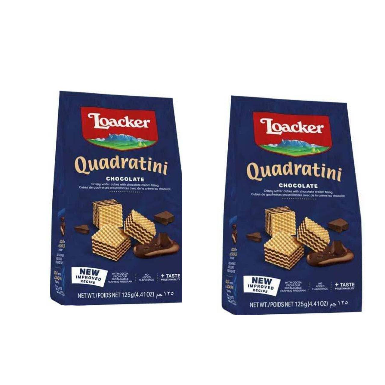 【2個セット】クワドラティーニ　チョコレート　7/23~29順次発送予定