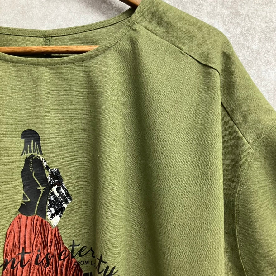 ファッションガールTシャツ カーキ※7/23～29迄に順次発送予定