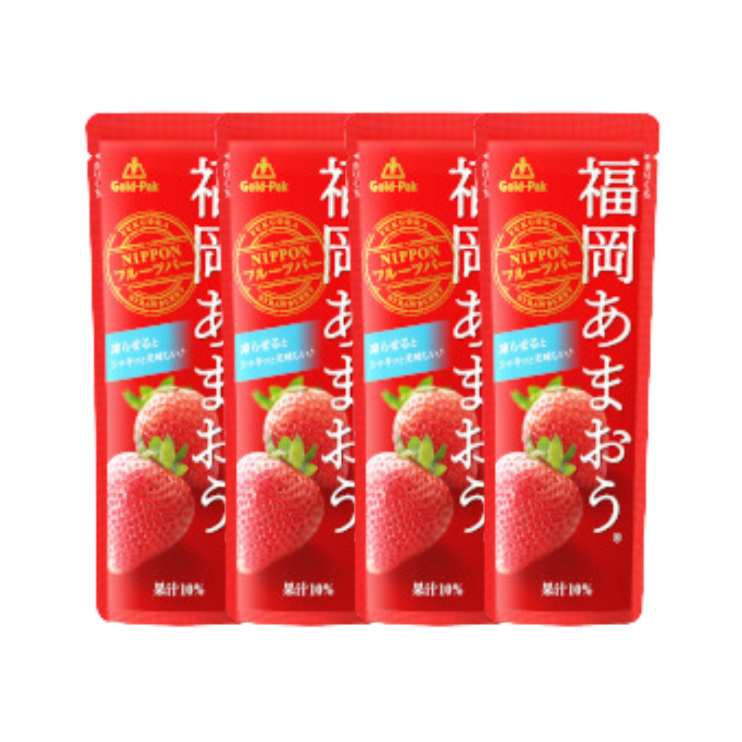 【ゴールドパック】福岡あまおうジュース 4本セット ※6/11~13順次発送予定