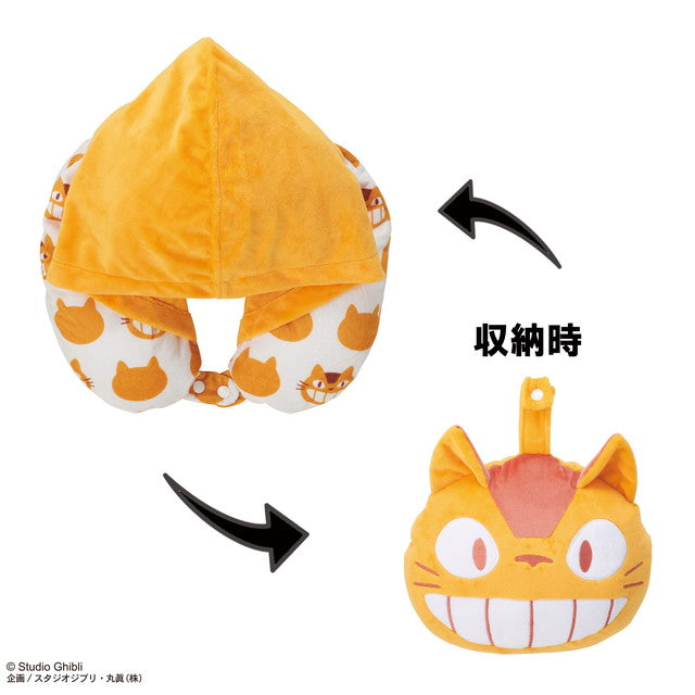 となりのトトロ フード付きネックピロー ネコバス※9/9～15迄に順次発送予定