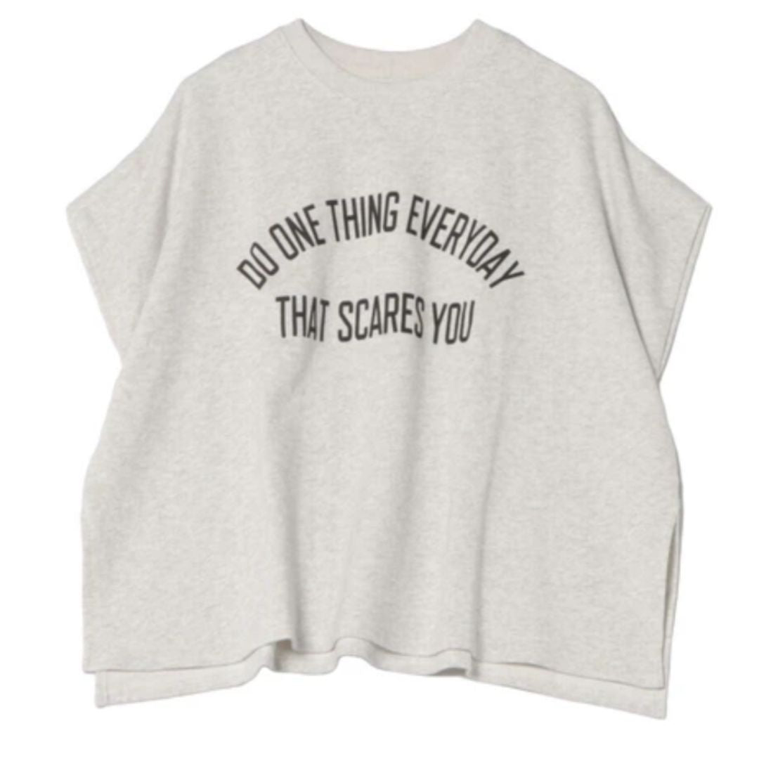 ロゴフレンチスリーブTシャツ オートミール※4/23~29までに順次配送予定