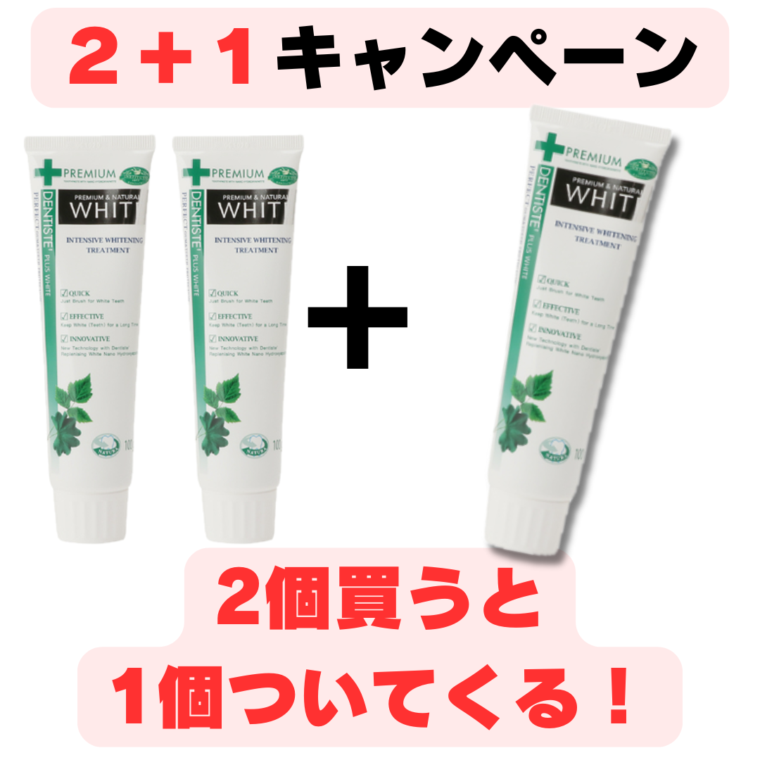 【価格改定あり】【2+1🉐】デンティス チューブタイプ 100g ホワイトニング ※10/7までに順次発送予定
