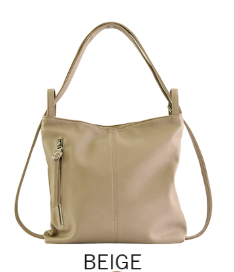 シュリンクリュック　ベージュ　※6/25～7/1順次発送予定