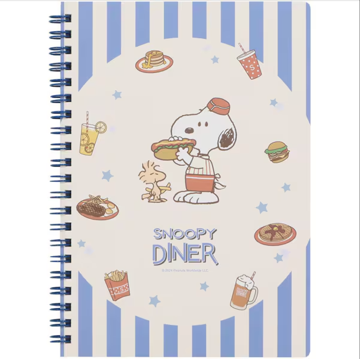 スヌーピー アメリカンダイナー スヌーピー A5リングノートB ※1/14までに順次発送予定