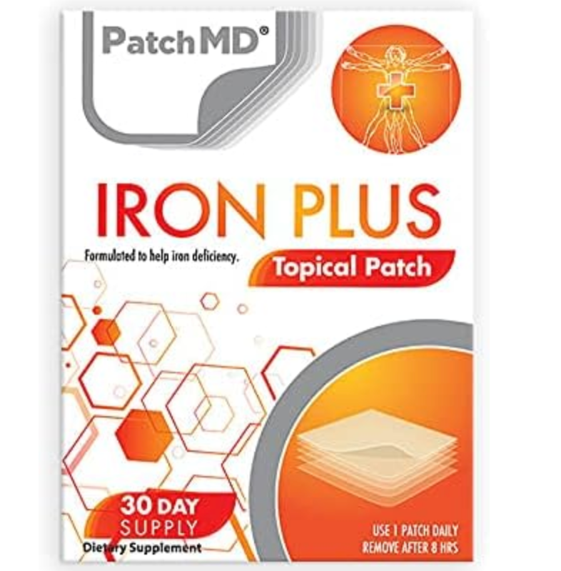 【2+1🉐】【使用期限2022,04,10】並)PatchMD Iron(鉄分）30ﾊﾟｯﾁ　※10/7までに順次発送予定 (Copy)