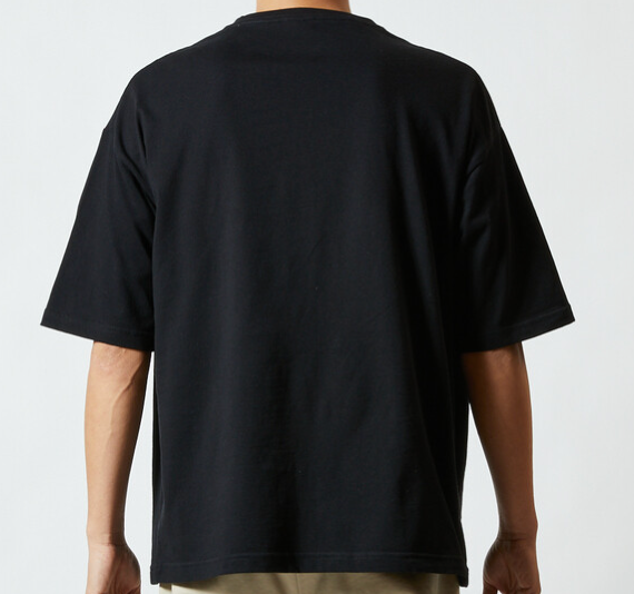 【ユニセックス】5.6ozビッグTシャツ ブラック※9/9～15迄に順次発送予定