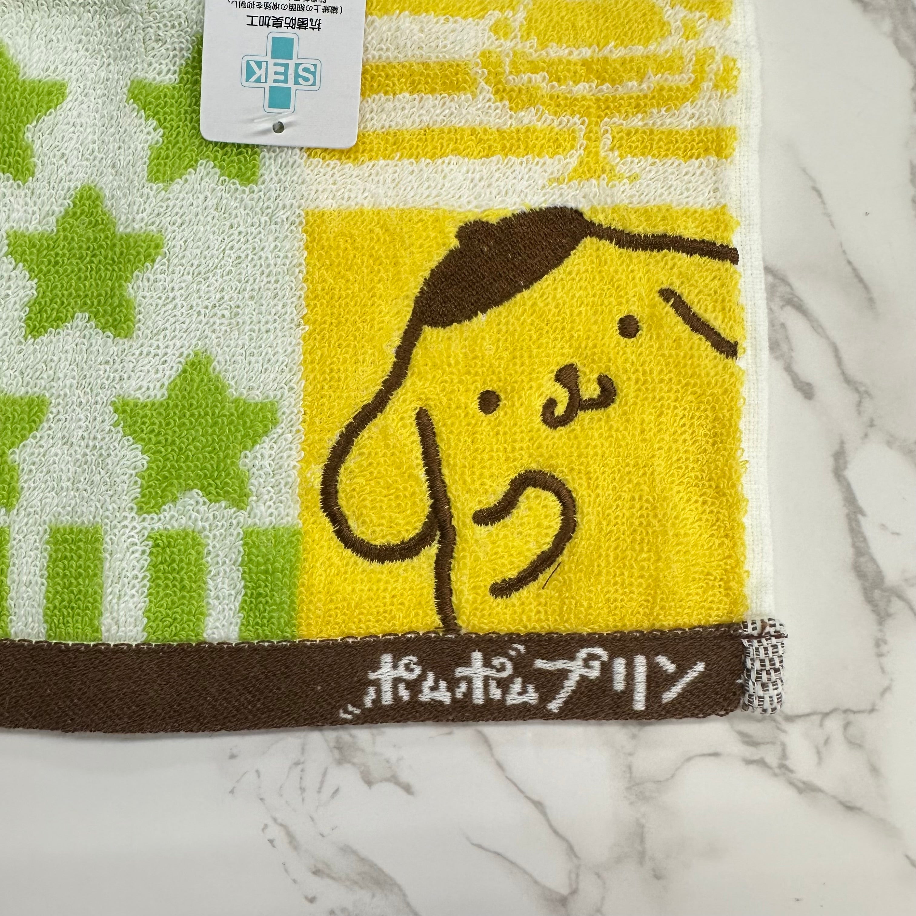 ポムポムプリン×クッキー　ハンカチ　※8/6~8/13順次発送予定