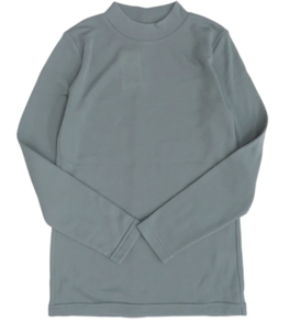 ひまわりオイル加工ハイネック長袖 ブルー※2/10に順次発送予定