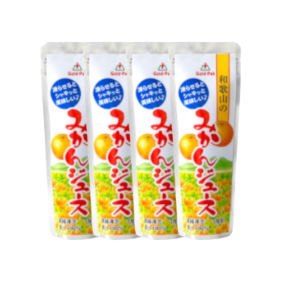 【ゴールドパック】和歌山のみかんジュース 4本セット ※6/11~13順次発送予定
