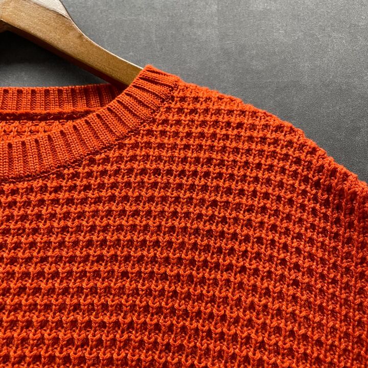 メッシュニットベスト　オレンジ※4/30～5/6までに順次配送予定