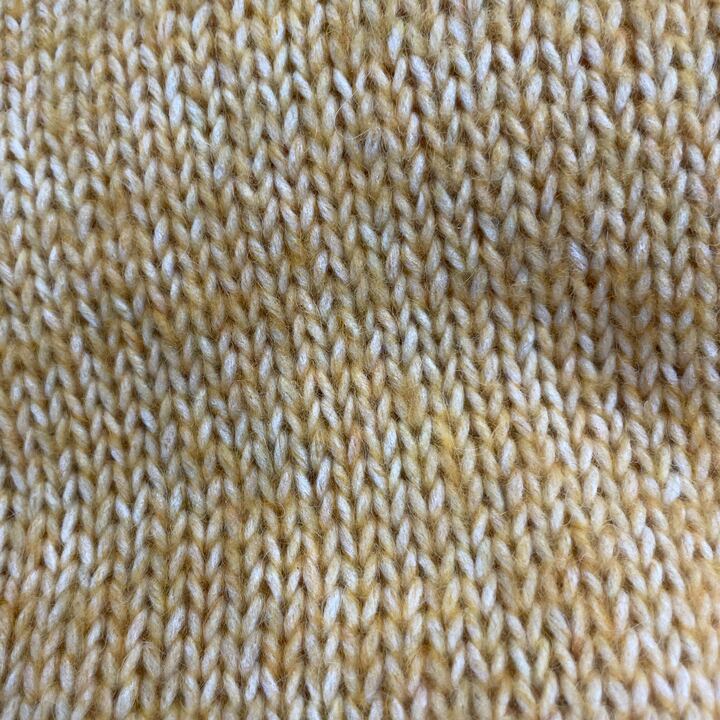 ニットVネックカーディガン イエロー※3/25迄に順次発送予定