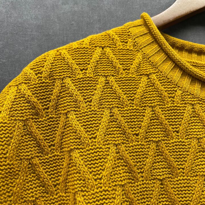 ミニマルベストニット イエロー※4/1迄に順次発送予定