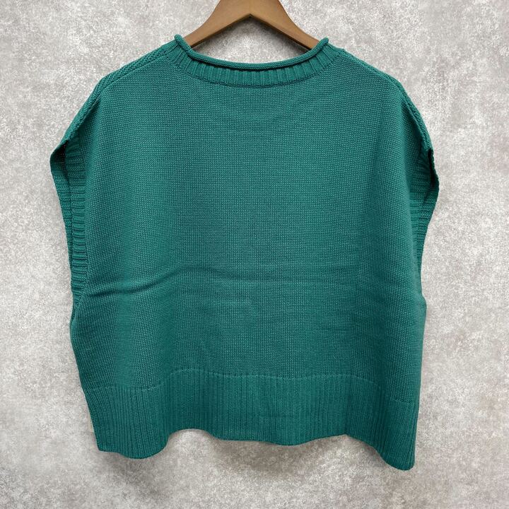 ミニマルベストニット グリーン※4/1迄に順次発送予定