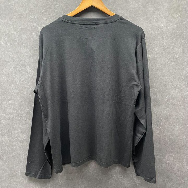 袖スリット横顔ロンT ブラック※3/11迄に順次発送予定