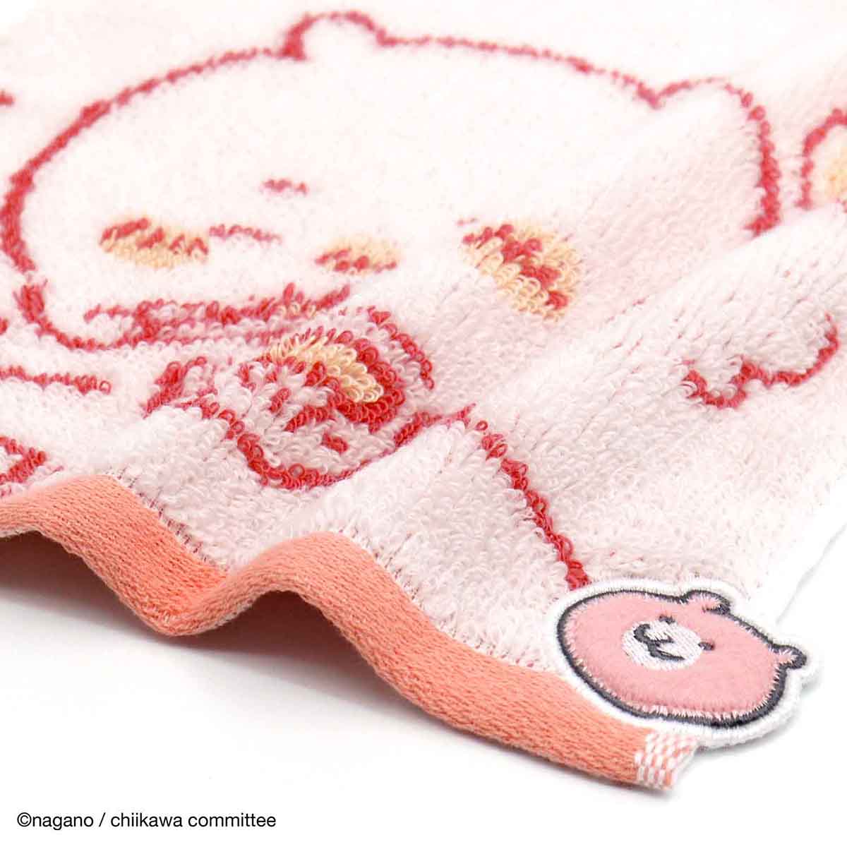 【ちいかわ】タオルハンカチ（おうち ピンク）※8/6~8/13順次発送予定